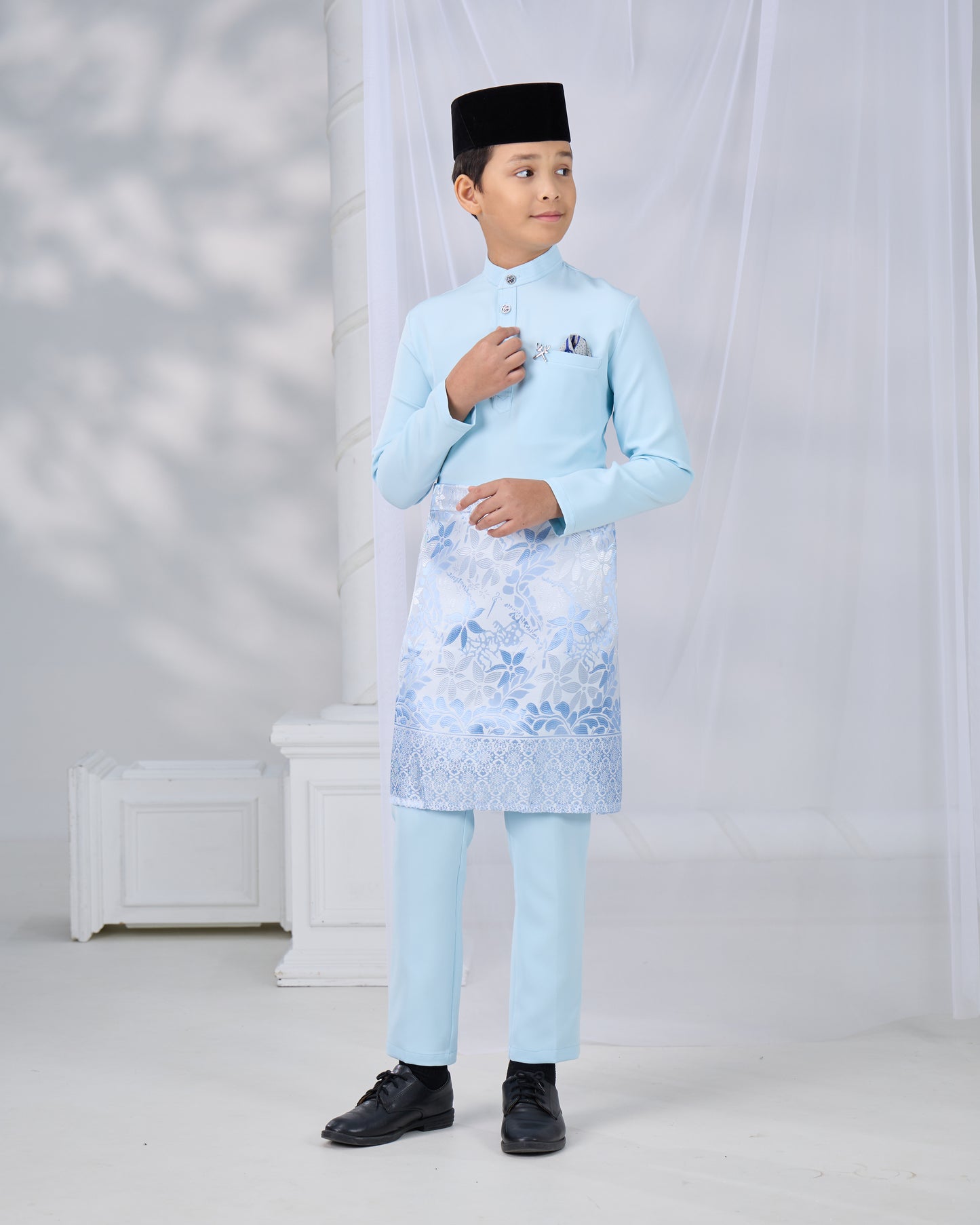 SOULTAN BAJU MELAYU FOR KIDS (AQUA BLUE)