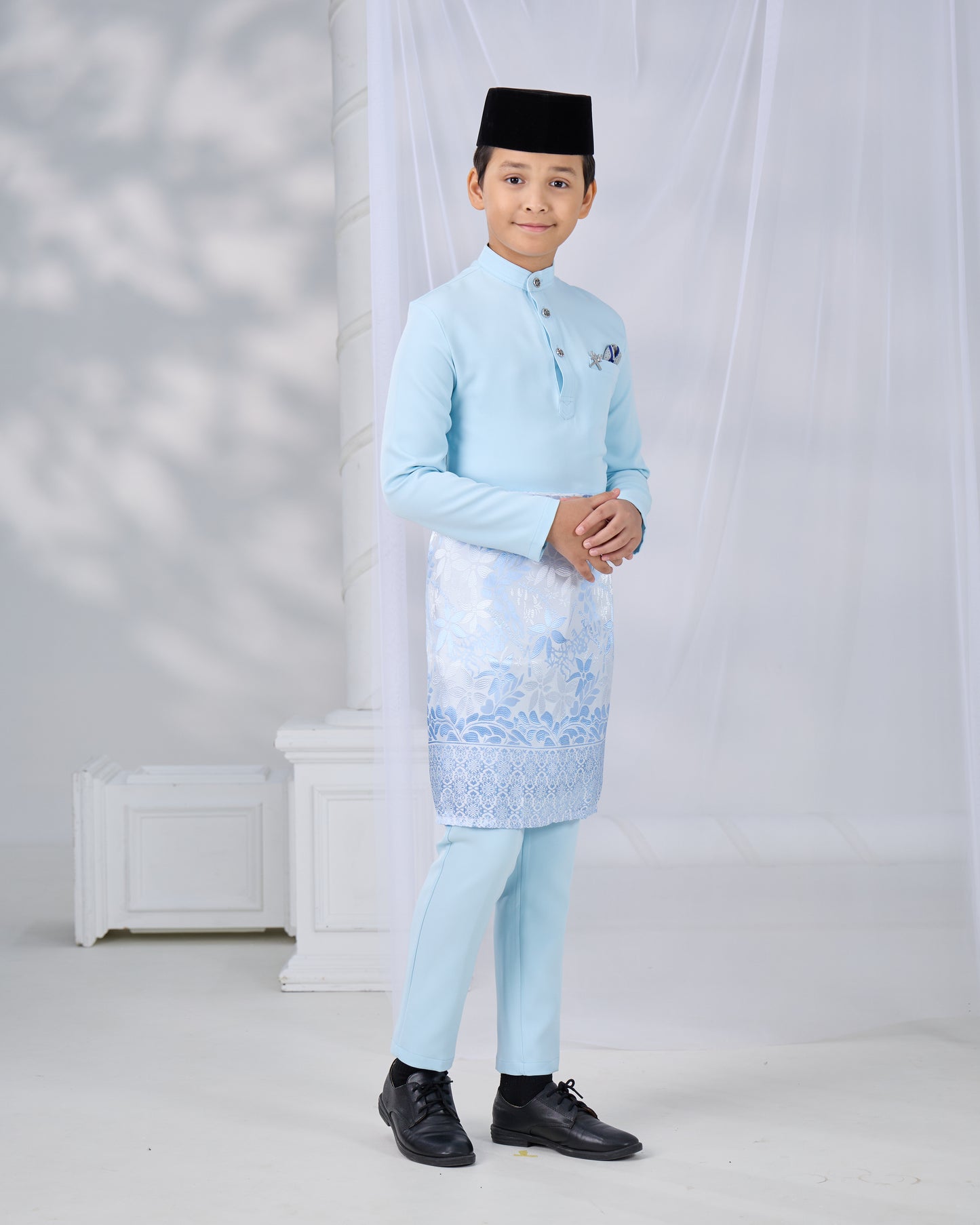 SOULTAN BAJU MELAYU FOR KIDS (AQUA BLUE)