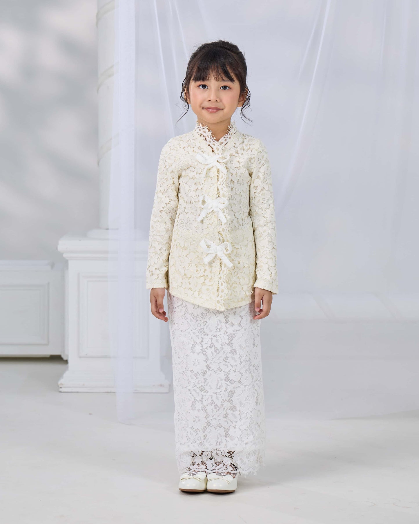 JULIA KEBAYA KIDS (LIGHT YELLOW)