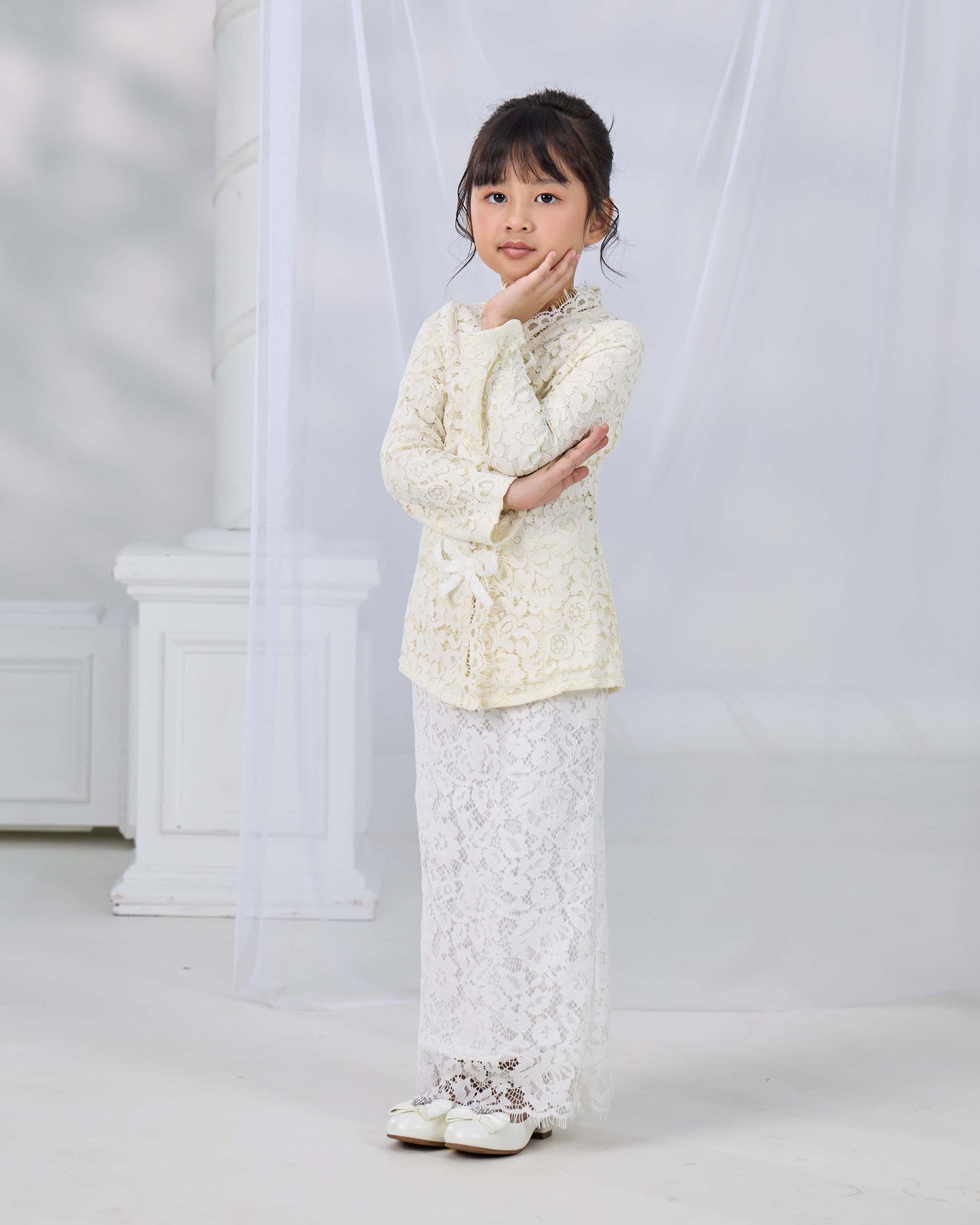 JULIA KEBAYA KIDS (LIGHT YELLOW)