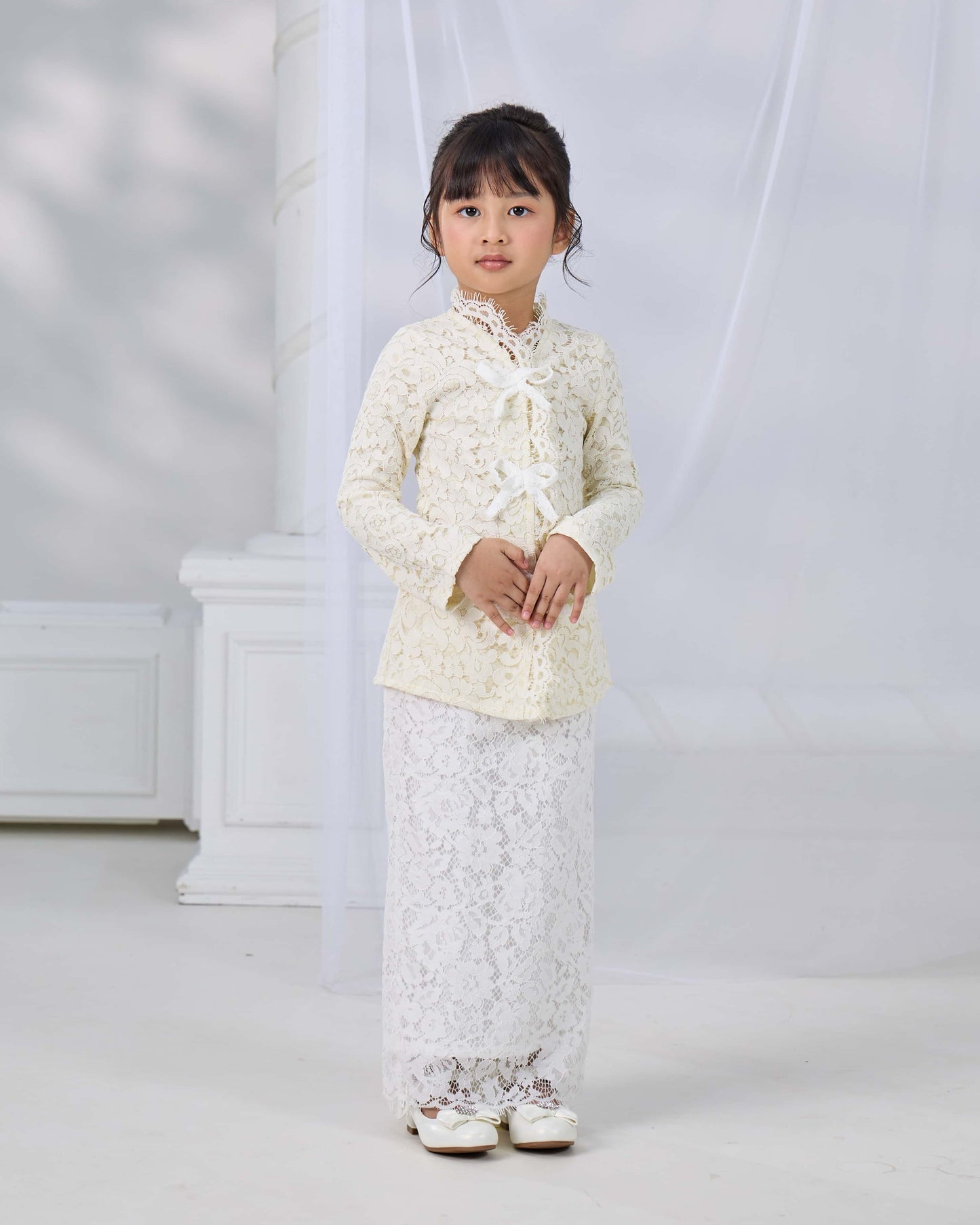 JULIA KEBAYA KIDS (LIGHT YELLOW)