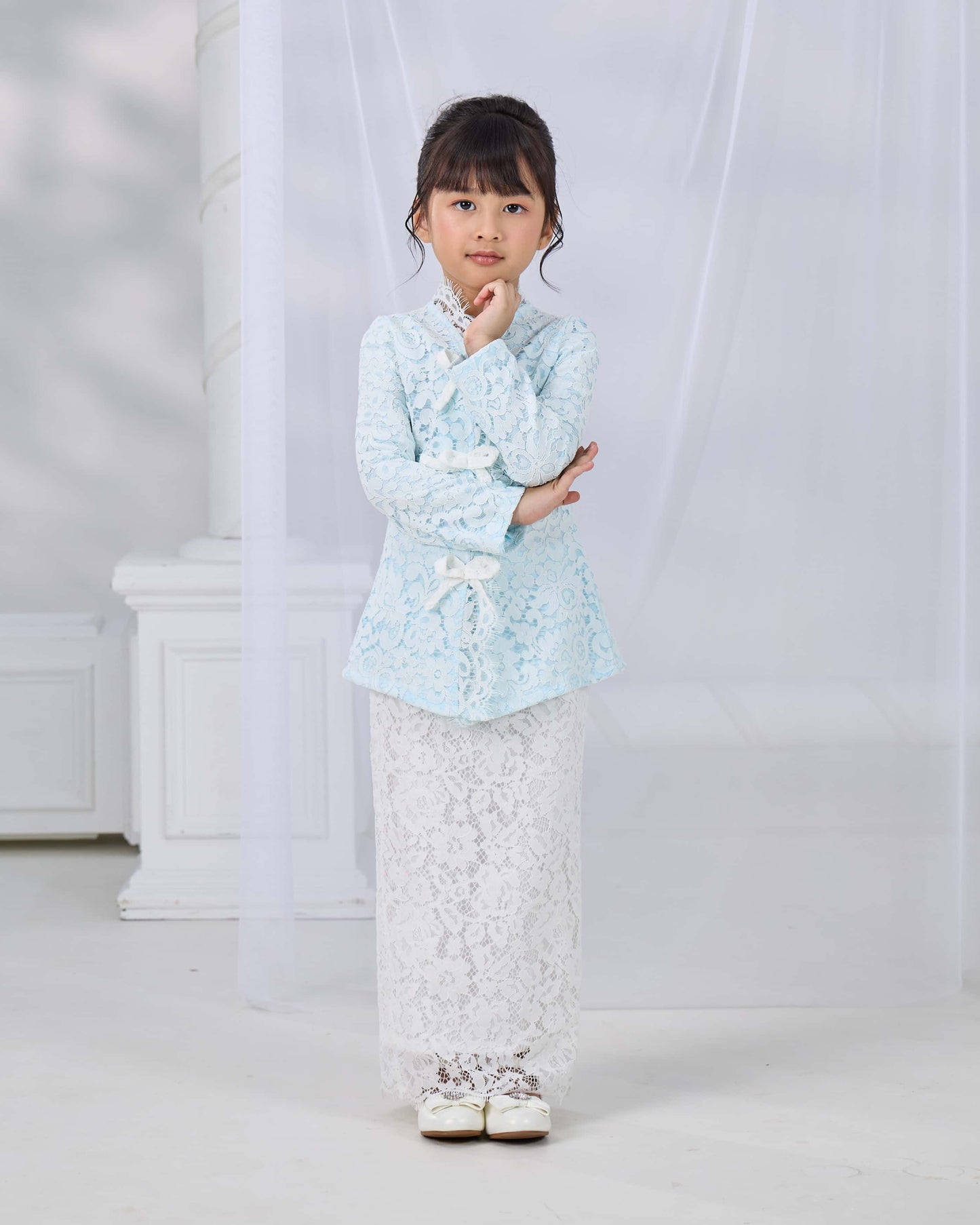 JULIA KEBAYA KIDS (BABY BLUE)