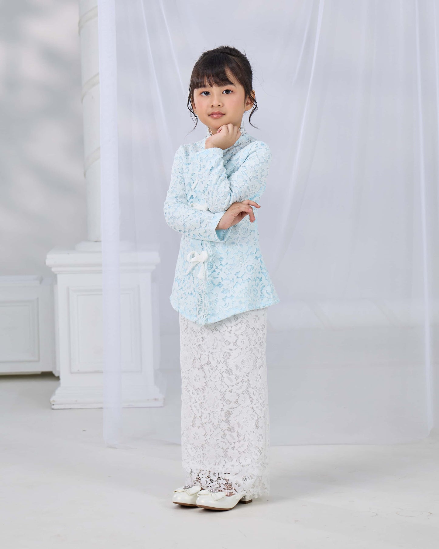 JULIA KEBAYA KIDS (BABY BLUE)