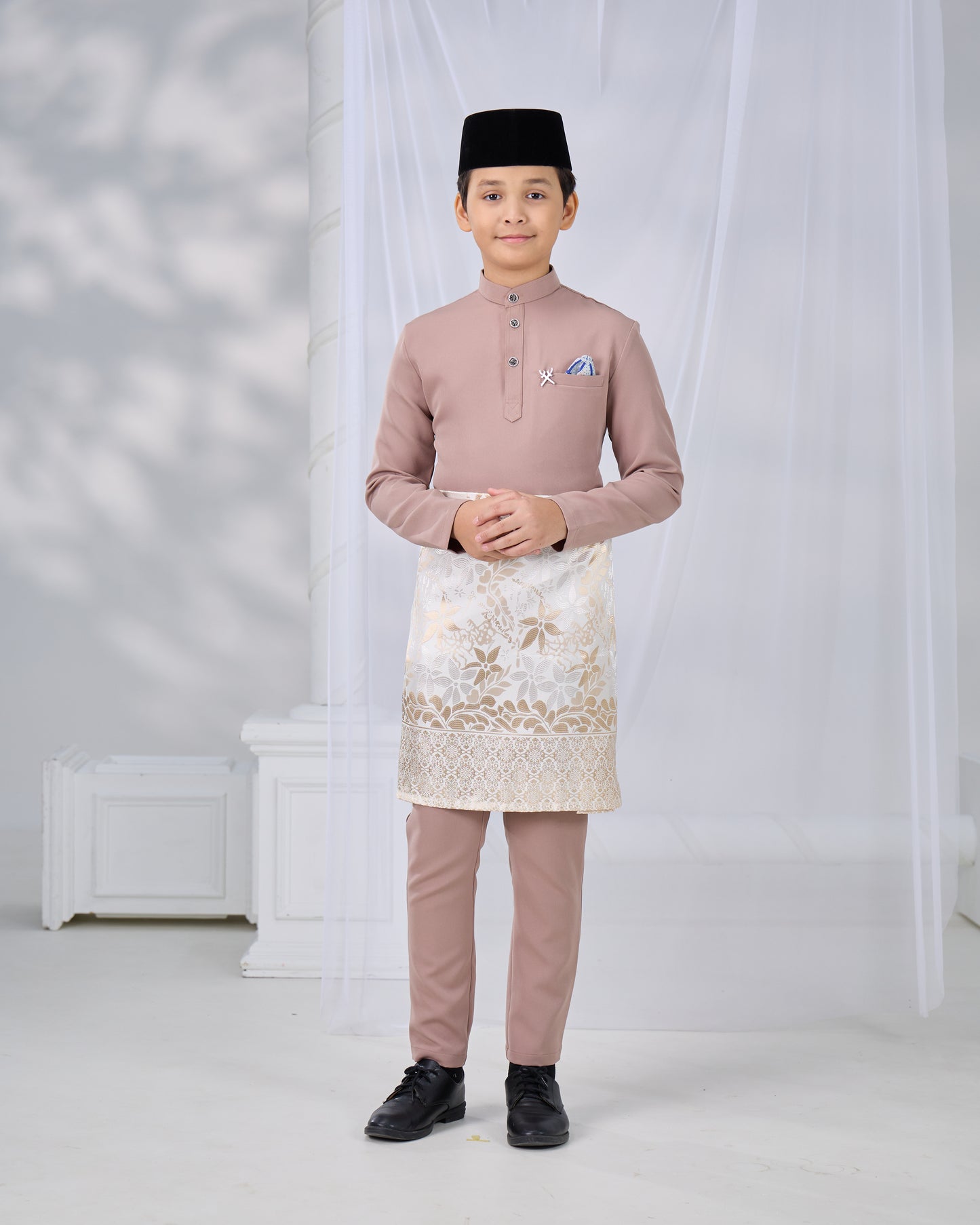 SOULTAN BAJU MELAYU FOR KIDS (KHAKI)