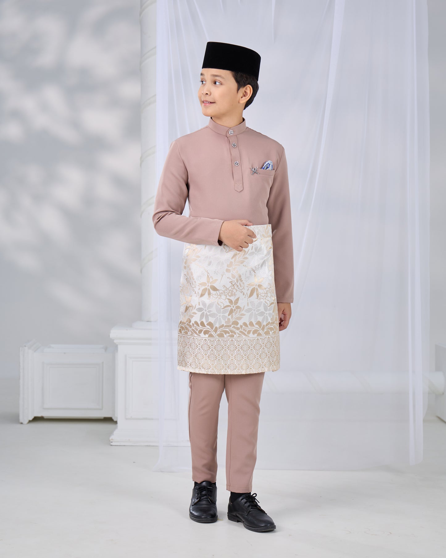 SOULTAN BAJU MELAYU FOR KIDS (KHAKI)