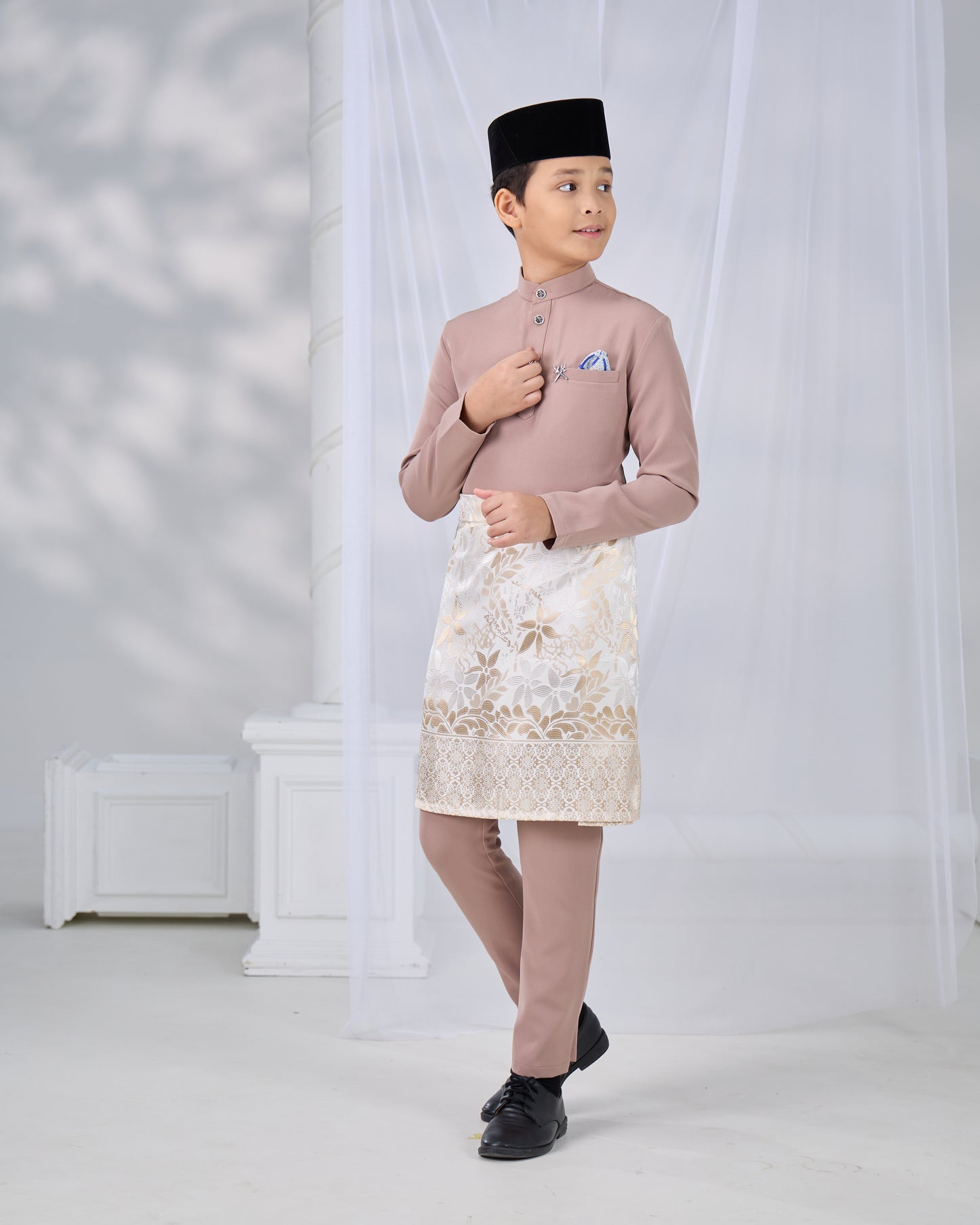 SOULTAN BAJU MELAYU FOR KIDS (KHAKI)