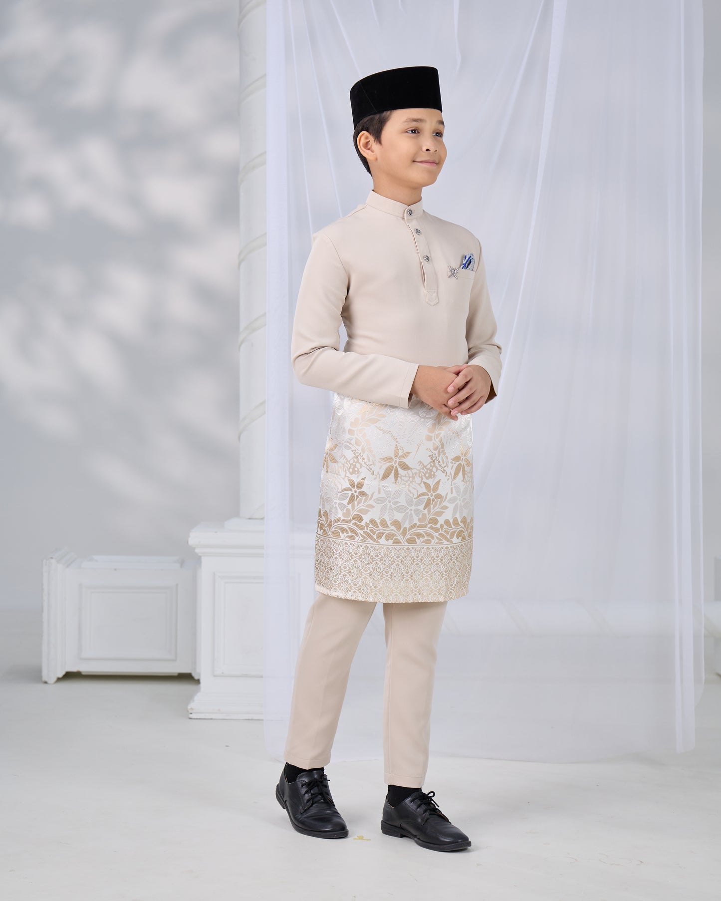 SOULTAN BAJU MELAYU FOR KIDS (CHAMPAGNE)
