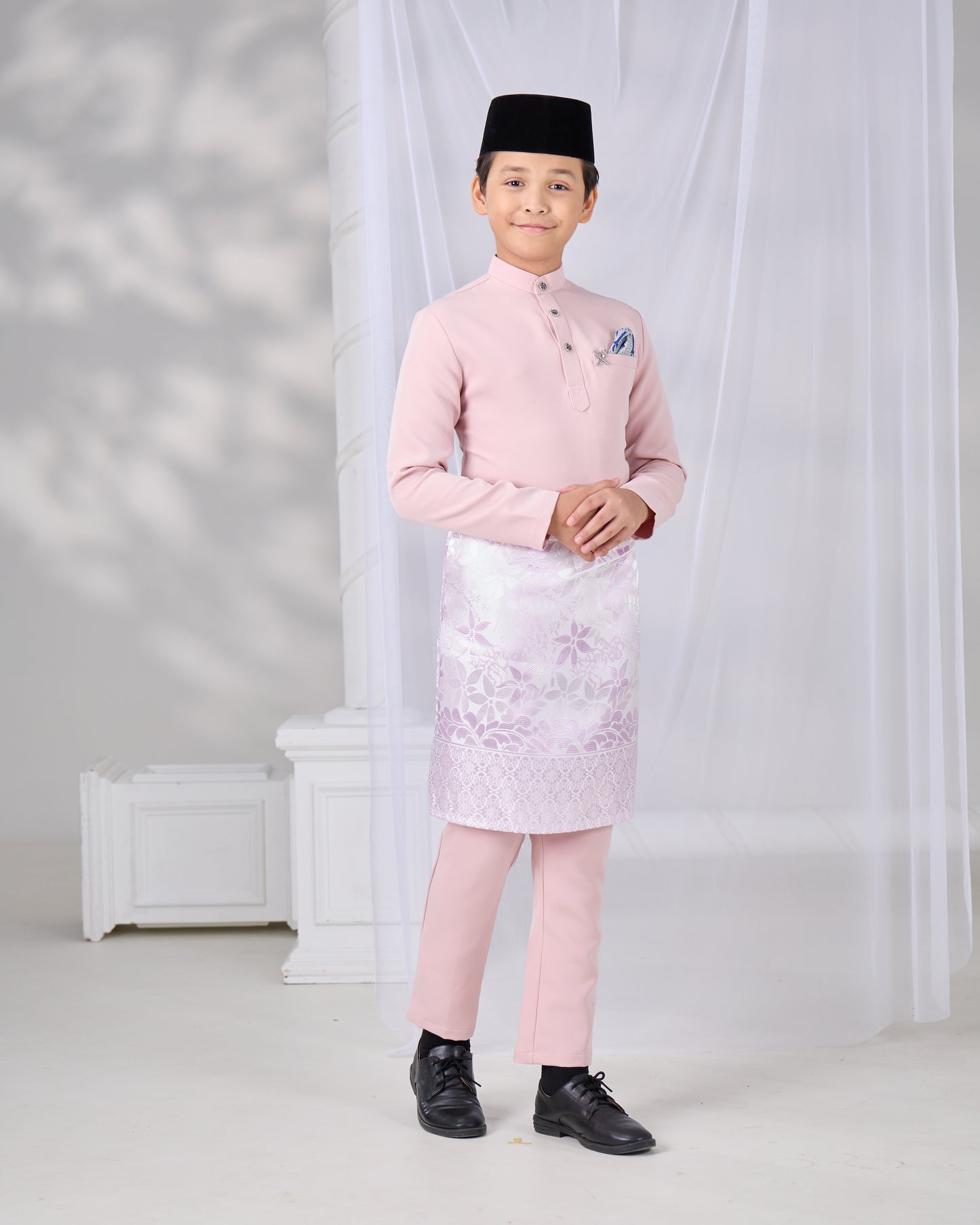 SOULTAN BAJU MELAYU FOR KIDS (DUSTY PINK)