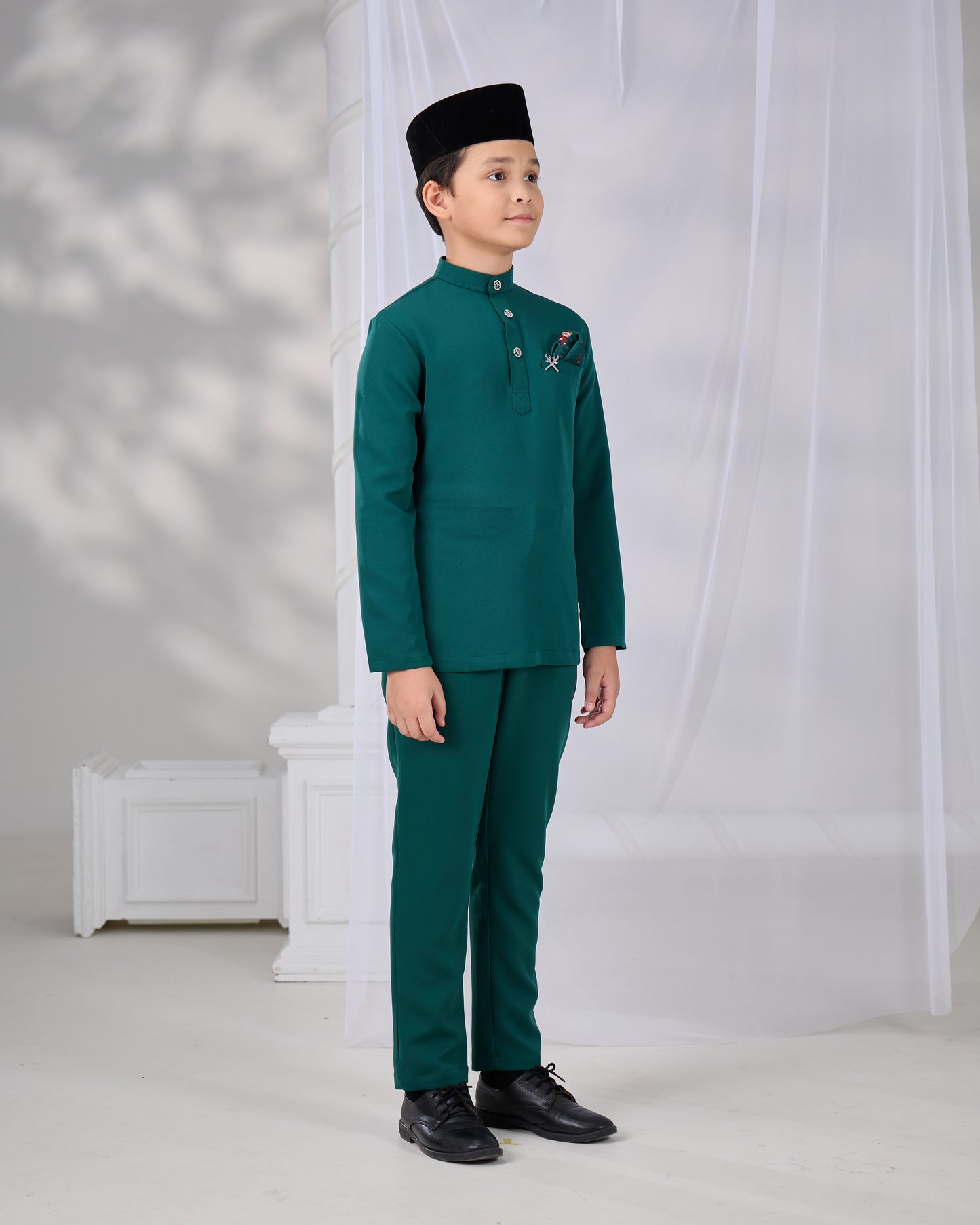 SOULTAN BAJU MELAYU FOR KIDS (EMERALD GREEN)