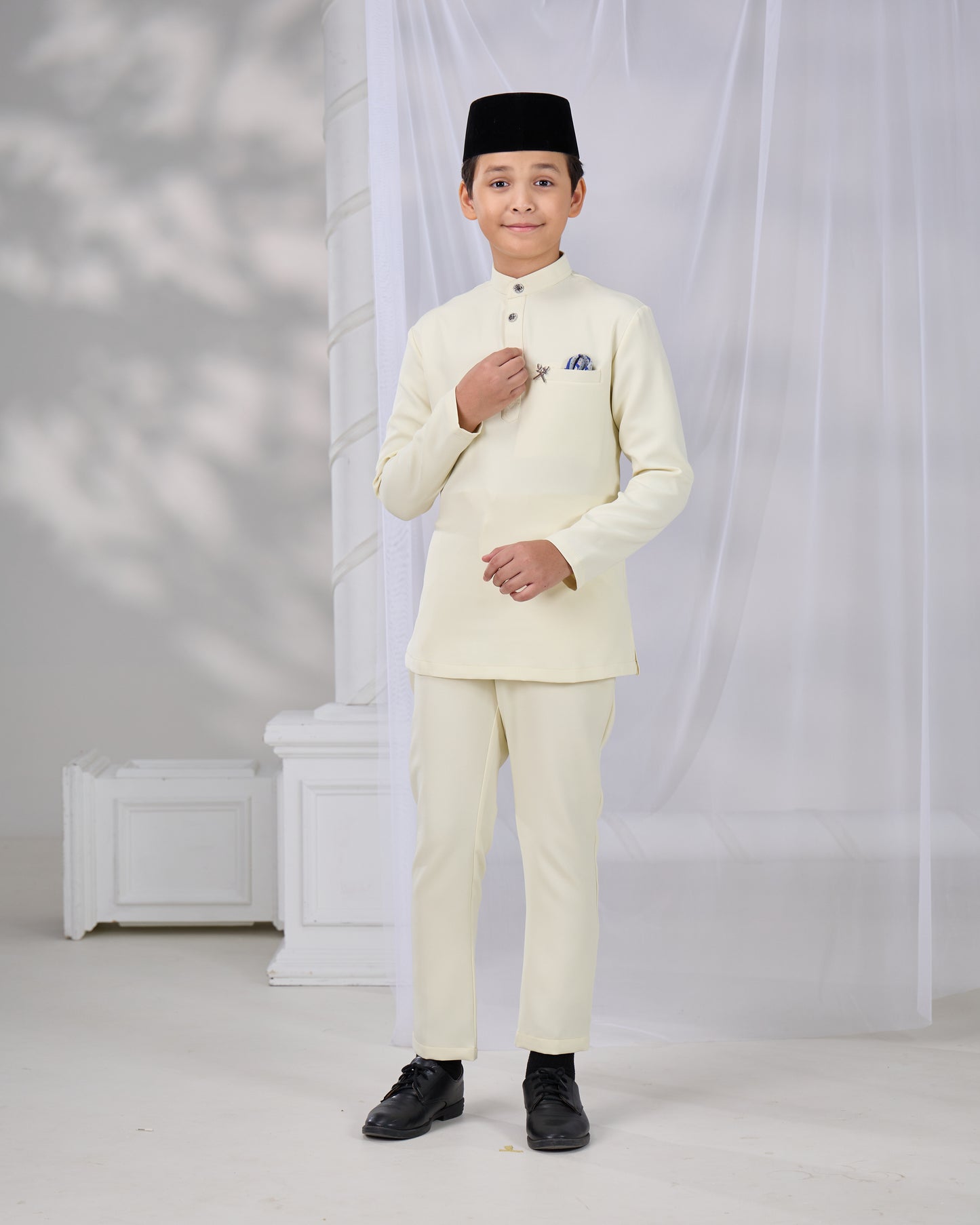 SOULTAN BAJU MELAYU FOR KIDS (LIGHT YELLOW)