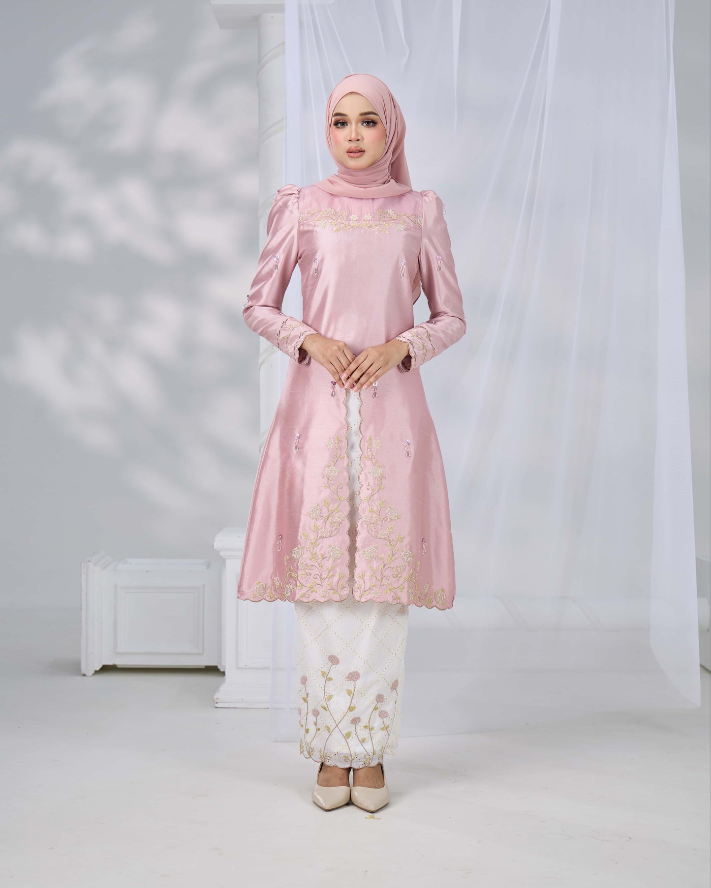 MINOR DEFECT NADRA KURUNG (DUSTY PINK)