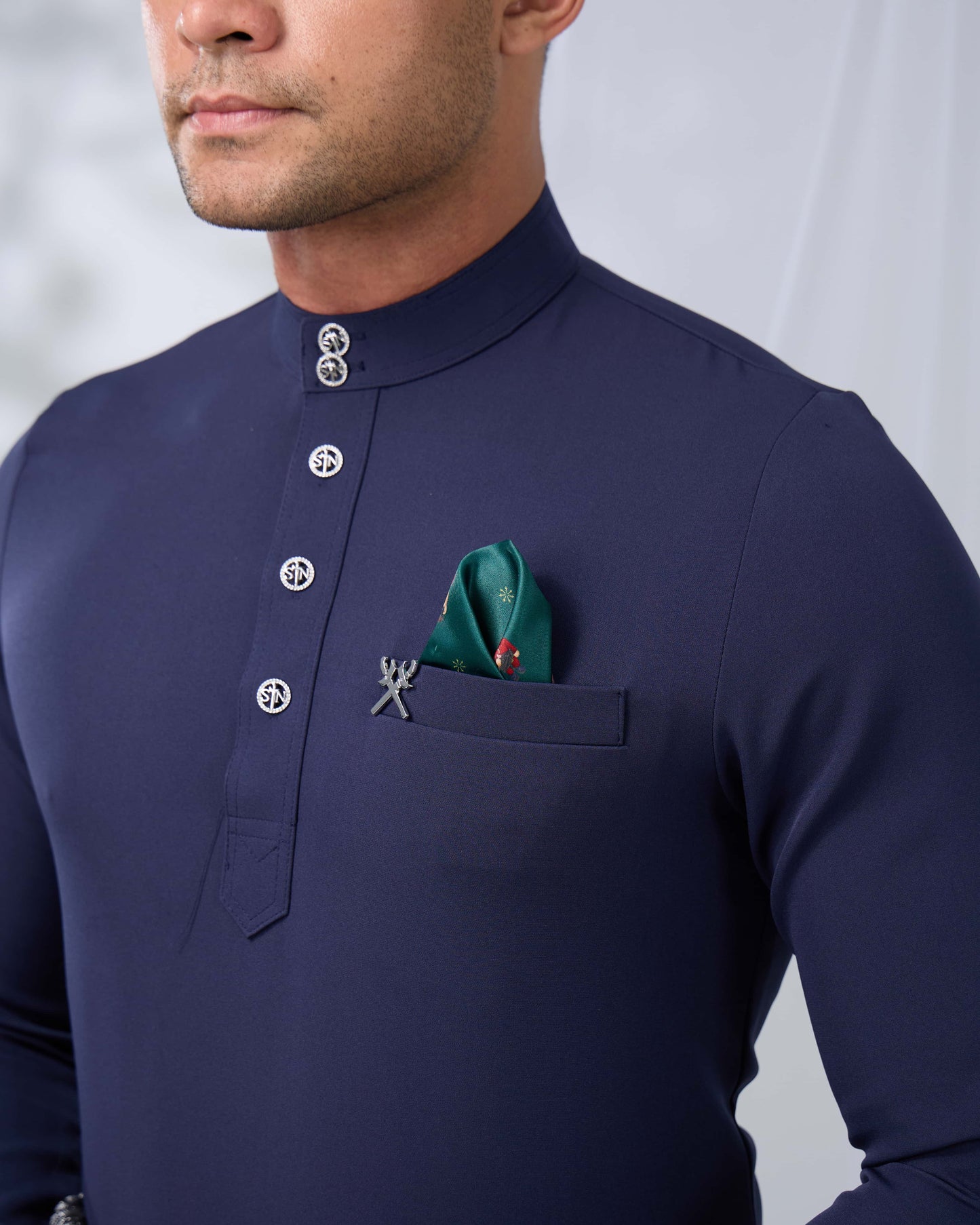SOULTAN BAJU MELAYU (NAVY BLUE)