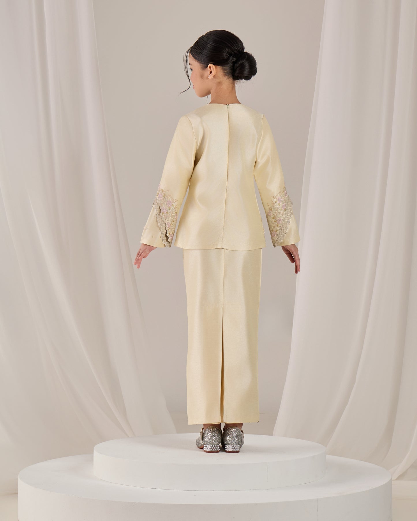 KATHRYN MINI KURUNG KIDS (SOFT YELLOW)