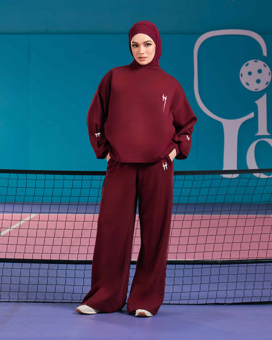 HELLEY JUMPER (BURGUNDY)