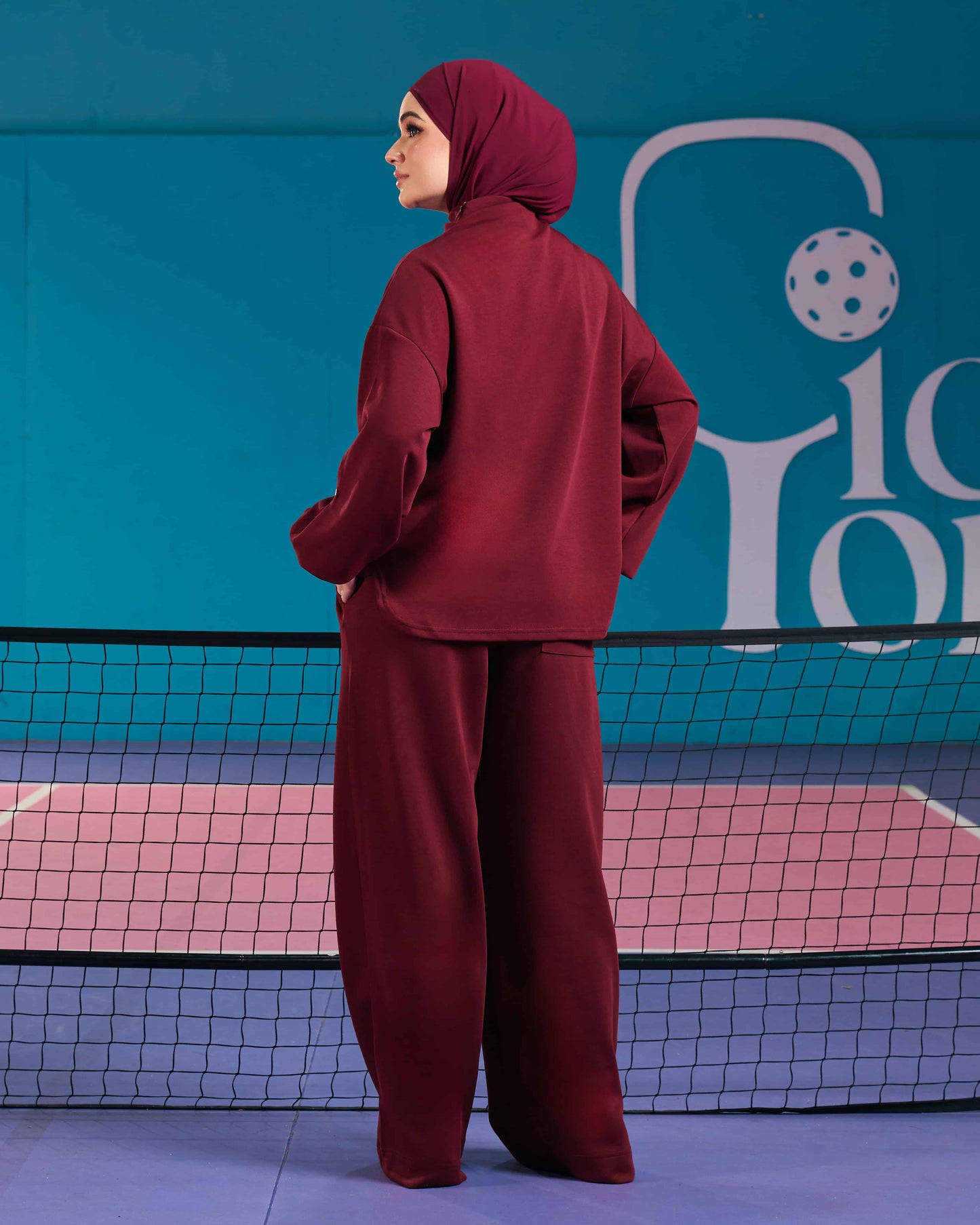 MINOR DEFECT HELLEY JUMPER (BURGUNDY)