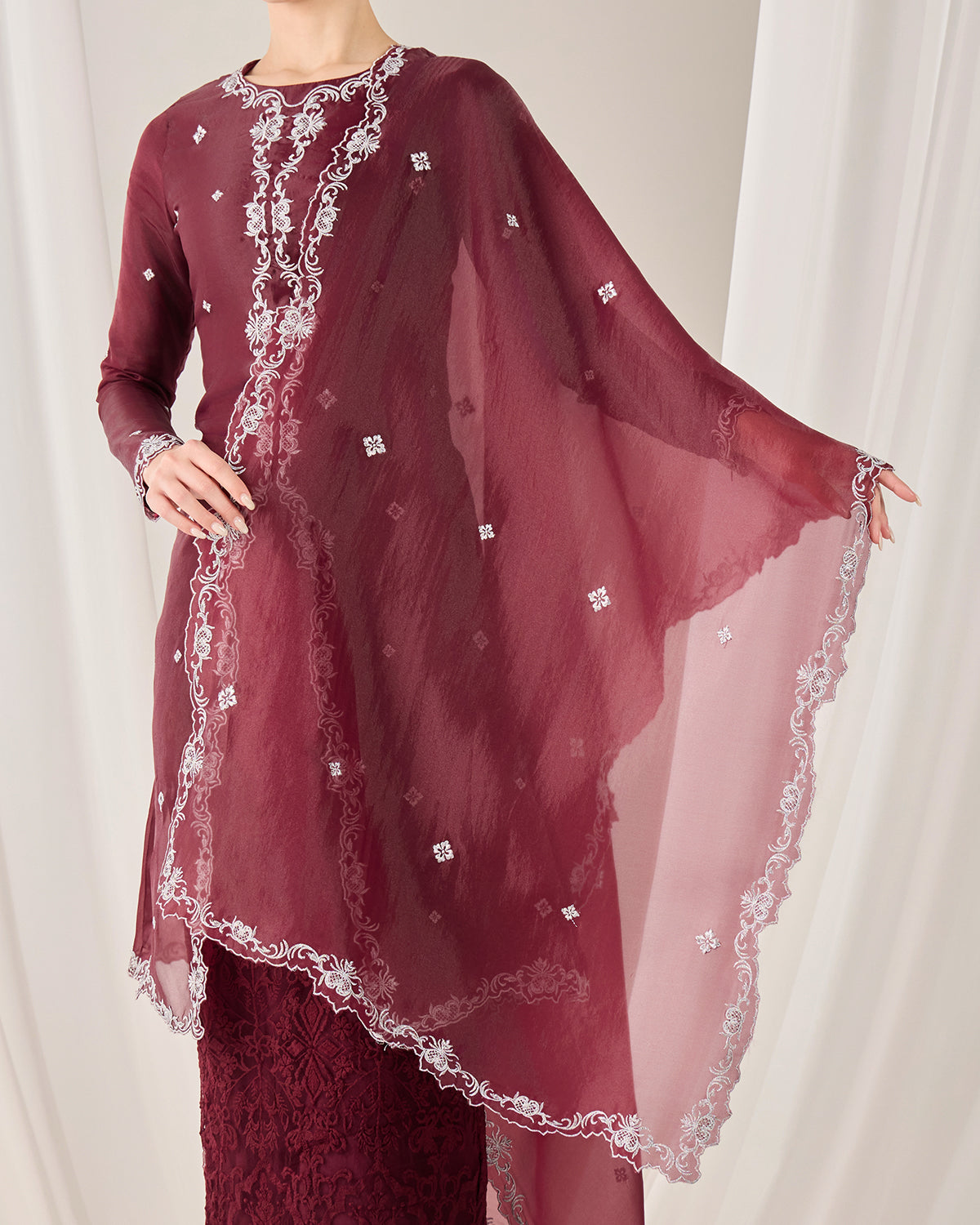 IMANE SELENDANG (BURGUNDY)