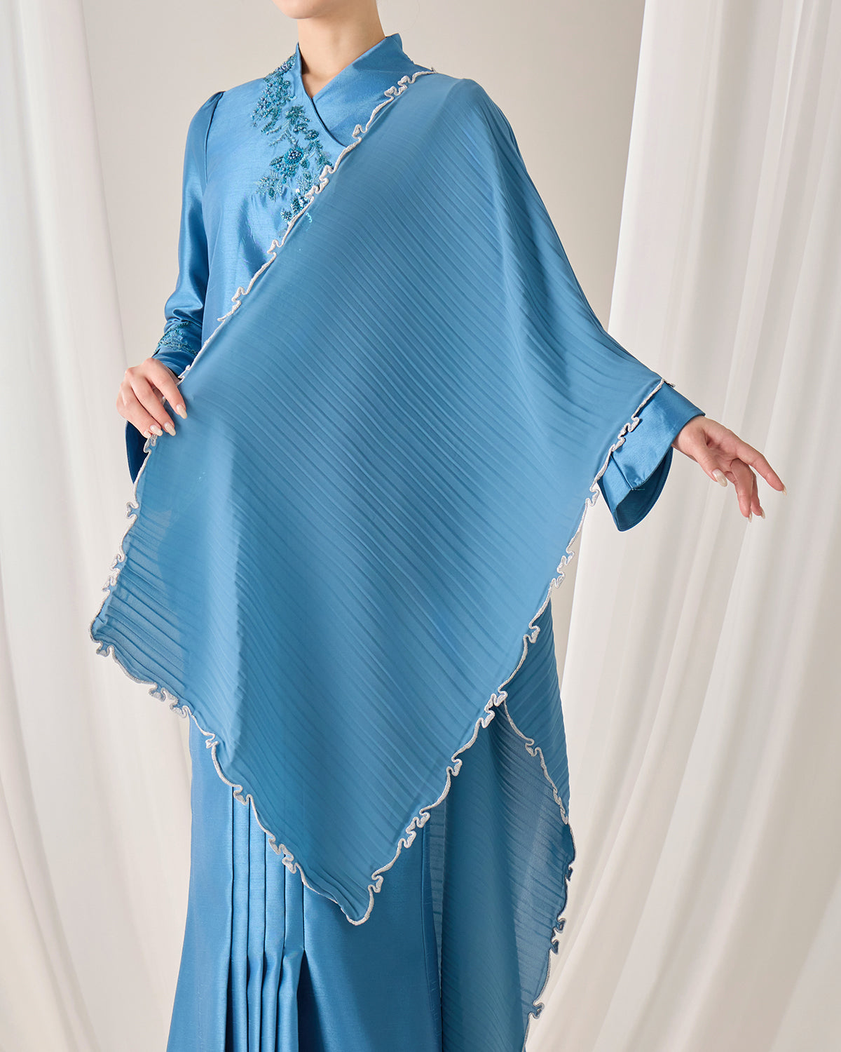 ROSALIE SELENDANG (DIAMOND TEAL BLUE)