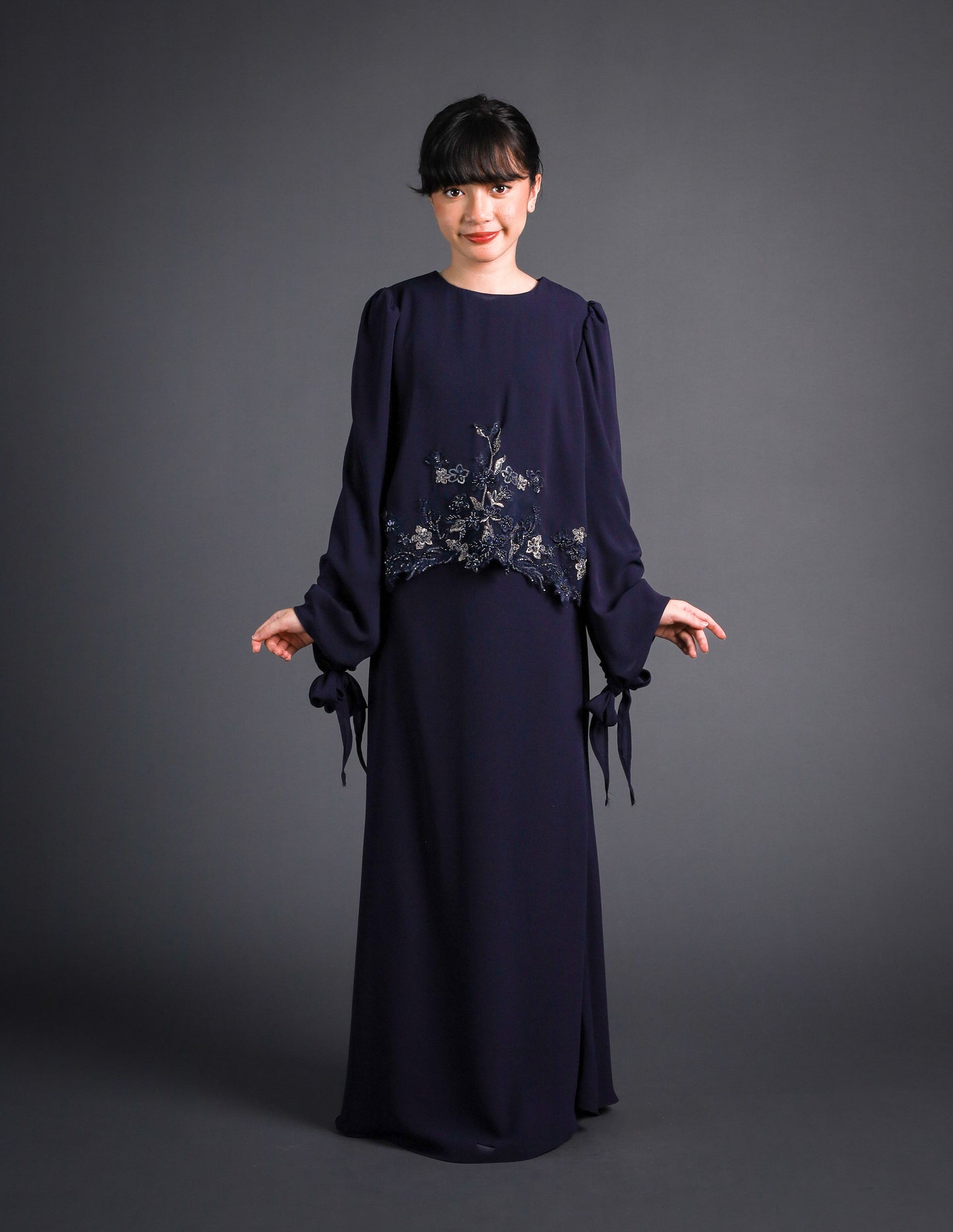 NERISSA KURUNG KIDS (NAVY BLUE)