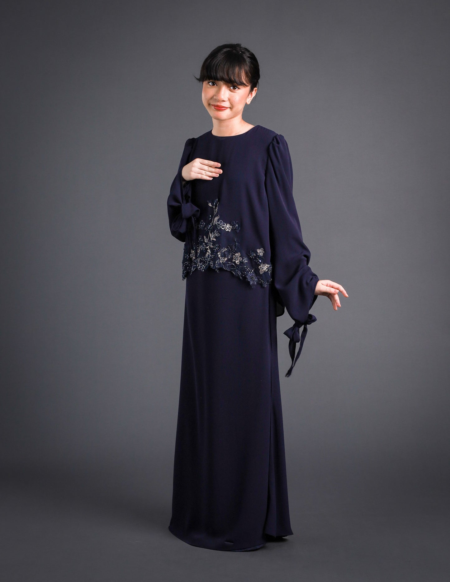 NERISSA KURUNG KIDS (NAVY BLUE)