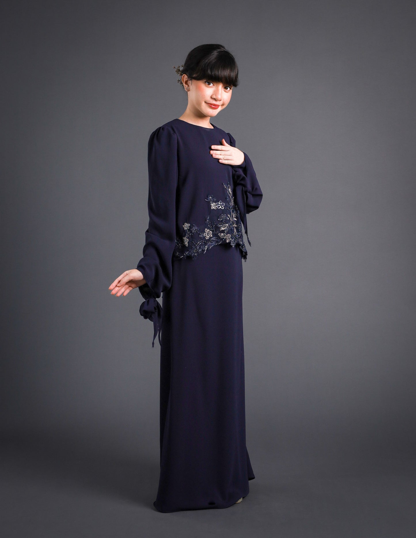 NERISSA KURUNG KIDS (NAVY BLUE)