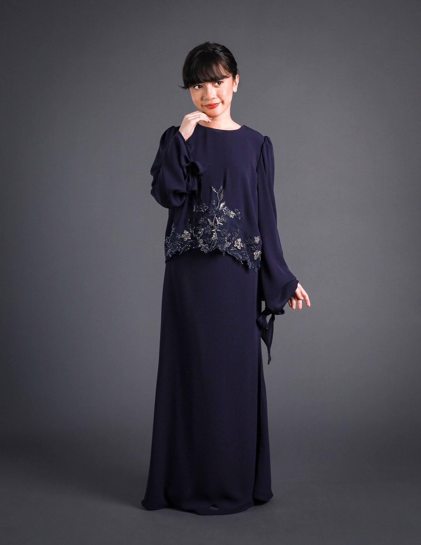 NERISSA KURUNG KIDS (NAVY BLUE)