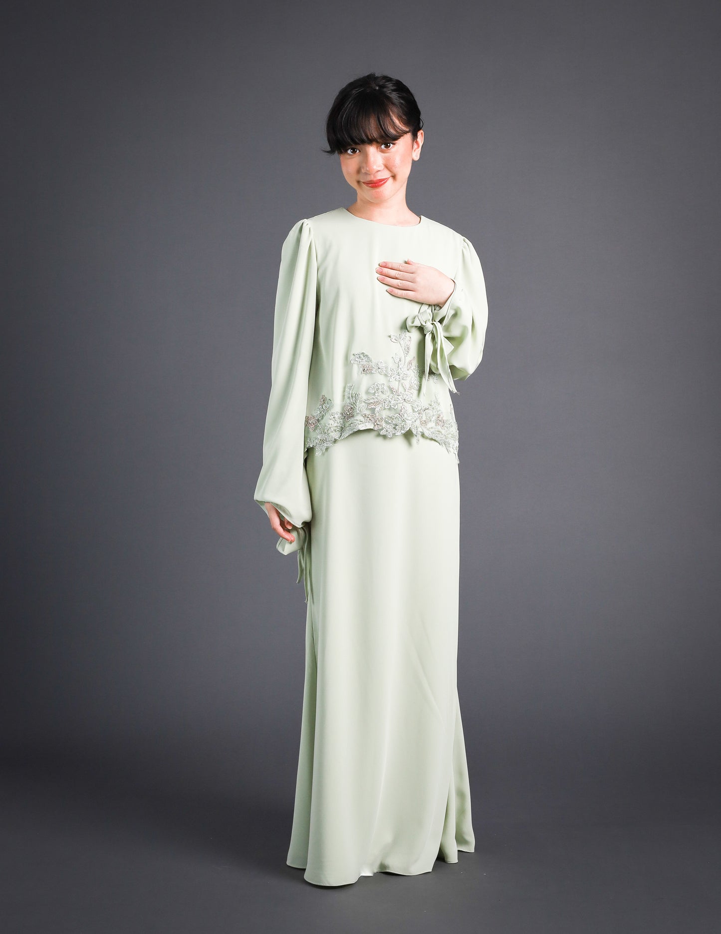 NERISSA KURUNG KIDS (GREEN TEA)