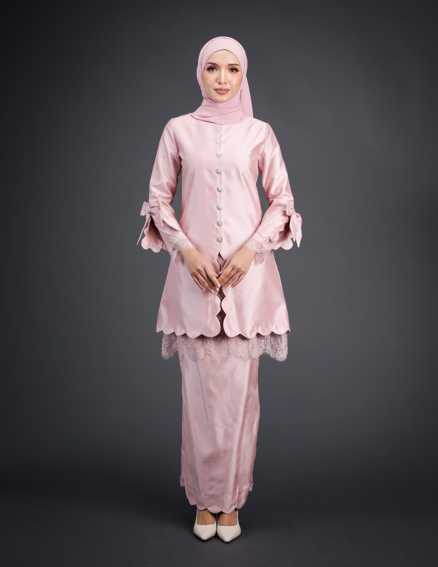 ARIYANA KEBAYA (DUSTY PINK)