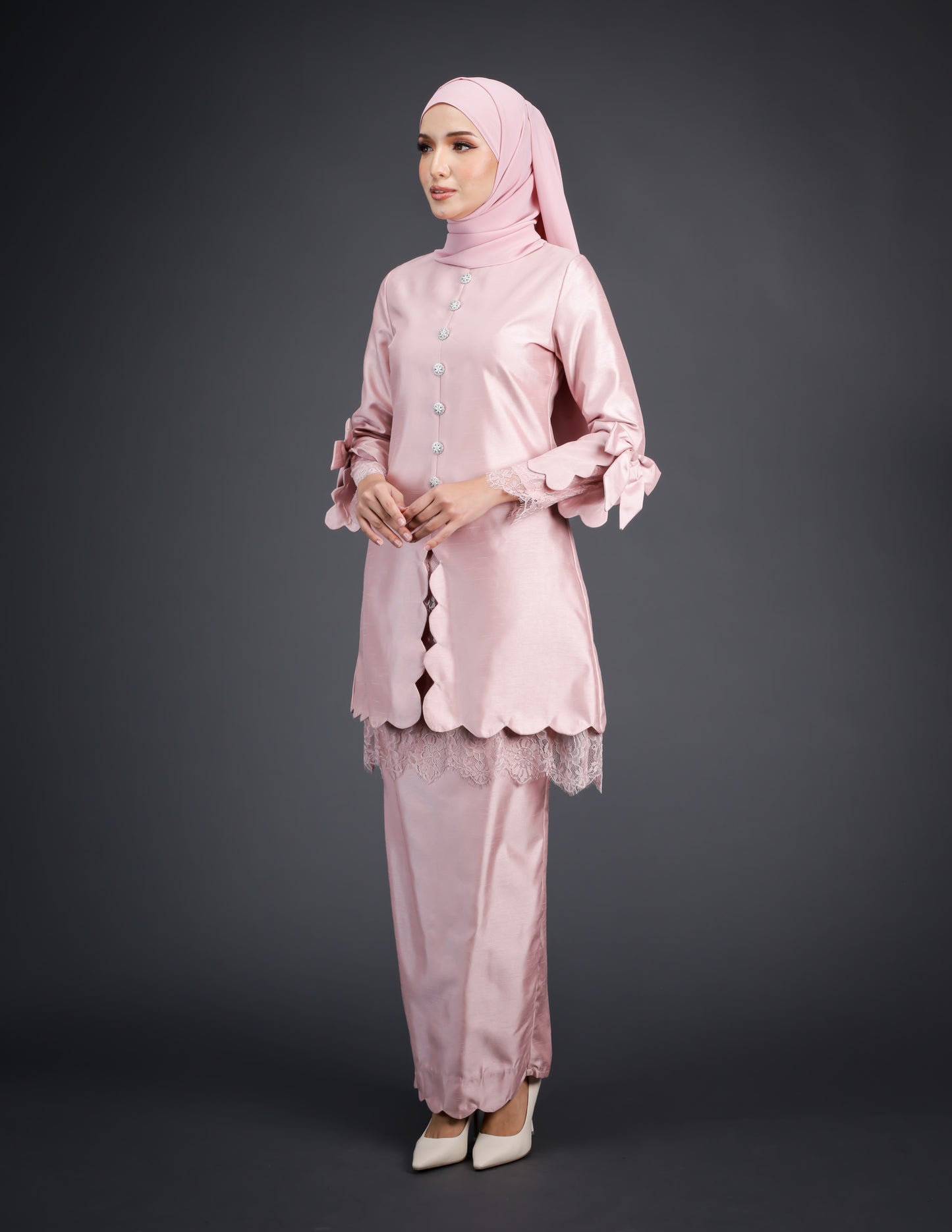 ARIYANA KEBAYA (DUSTY PINK)