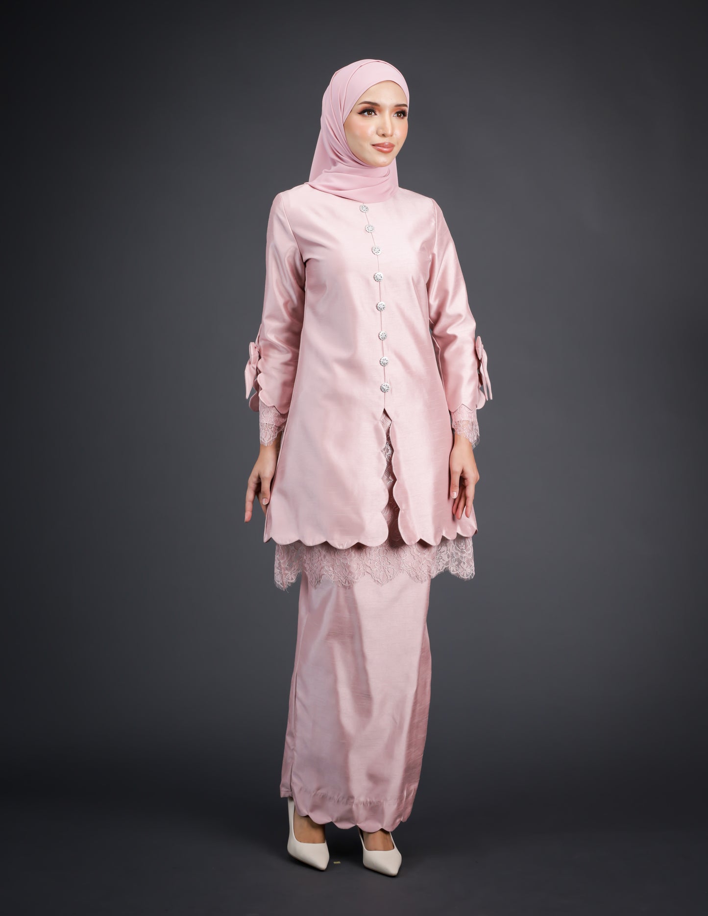 ARIYANA KEBAYA (DUSTY PINK)