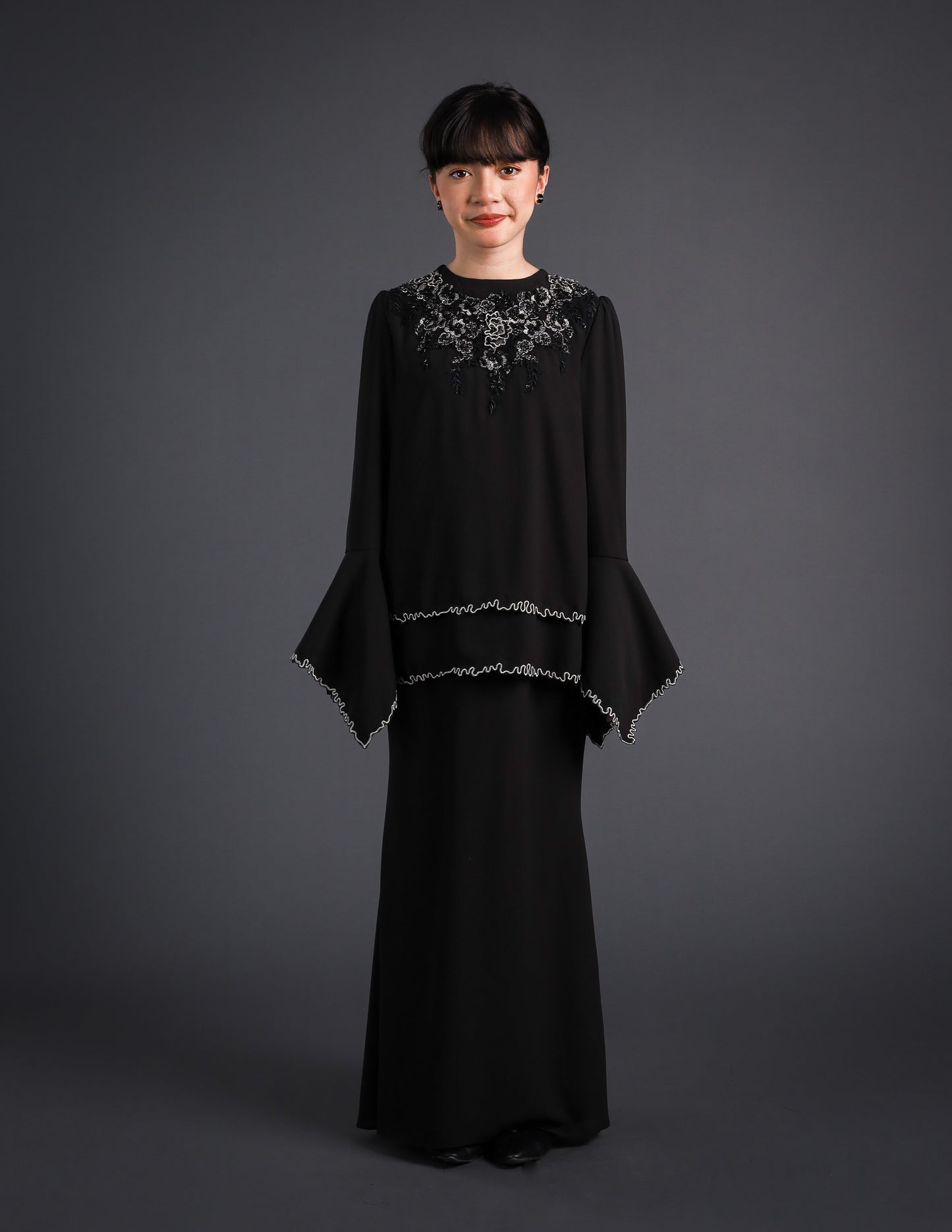EMMELYN KURUNG KIDS (BLACK)