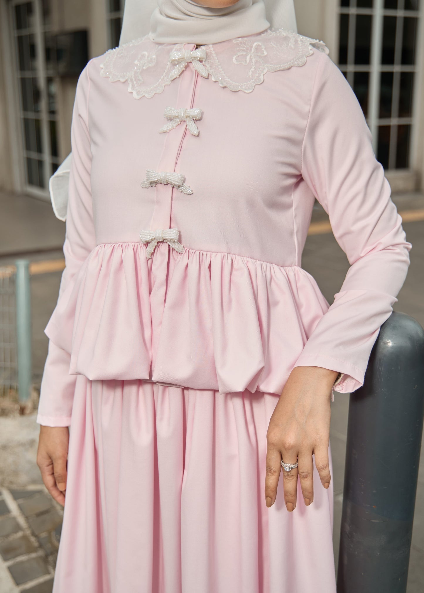 JAYLEEN BABYDOLL DRESS (PINK)