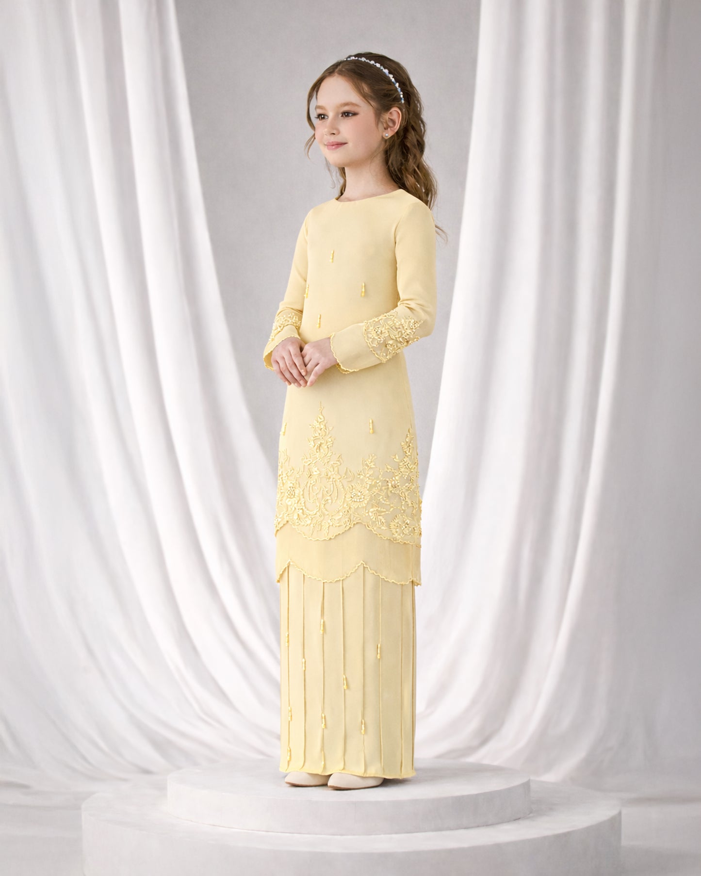 DARIYA KURUNG KIDS (LIGHT YELLOW)