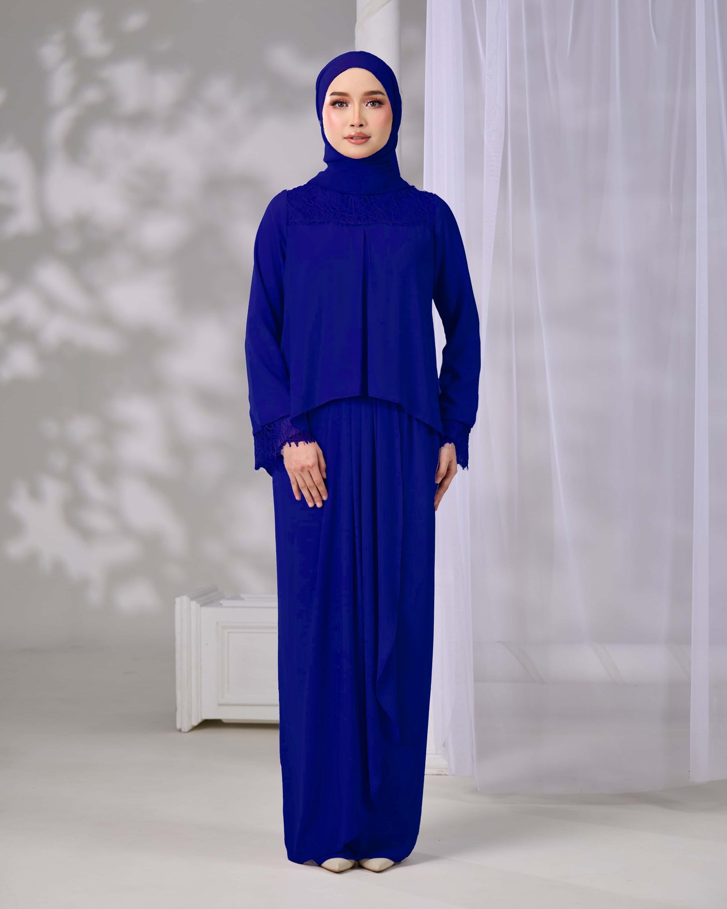 ELVARA MINI KURUNG (ROYAL BLUE)