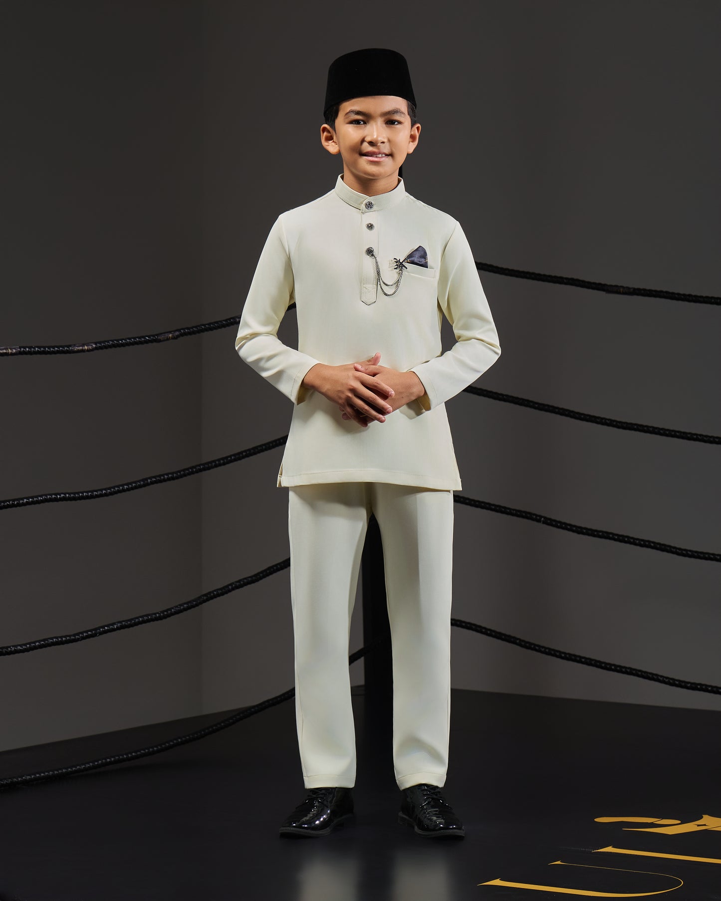 SOULTAN BAJU MELAYU FOR KIDS (LIGHT YELLOW)
