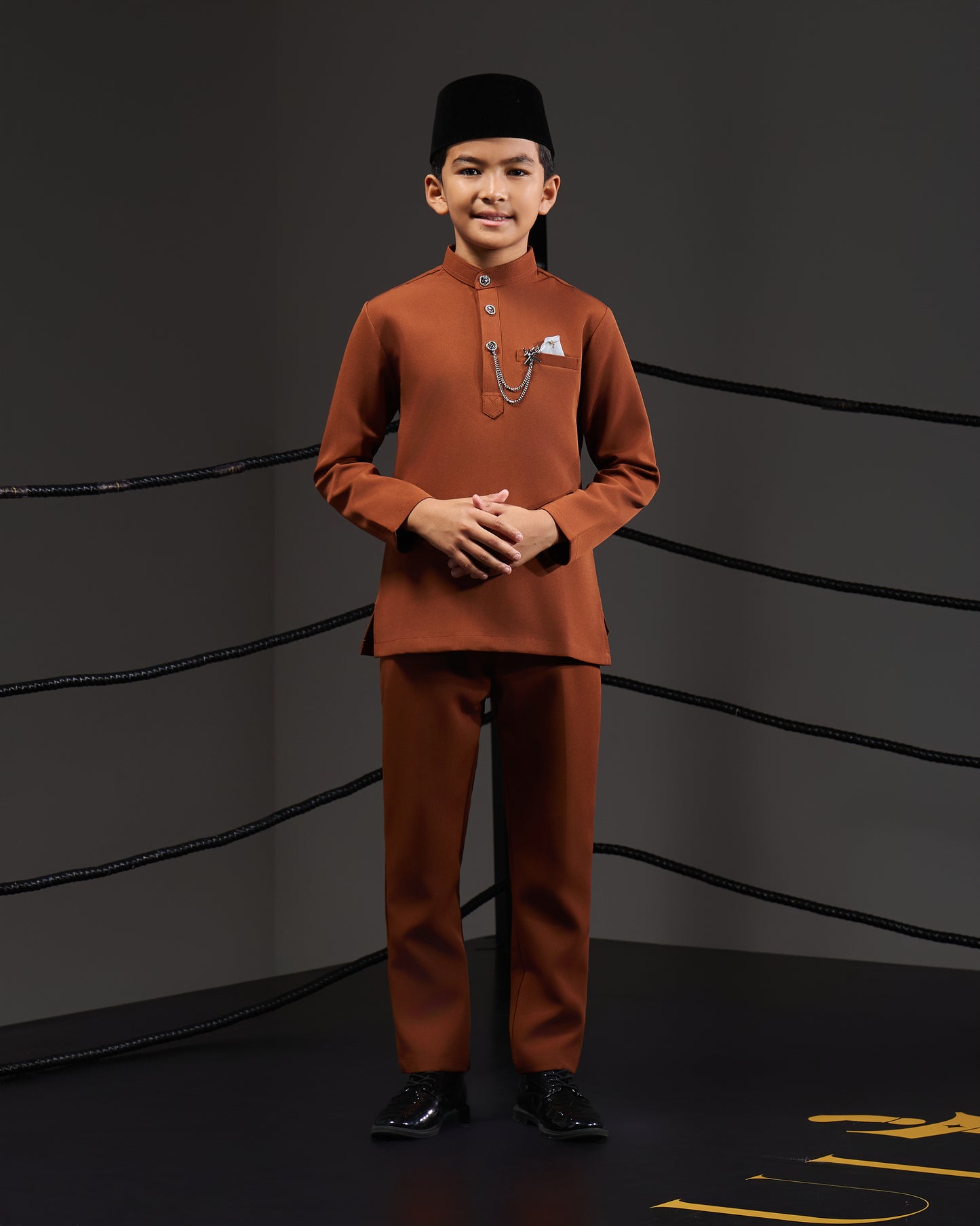 SOULTAN BAJU MELAYU FOR KIDS (BROWN)