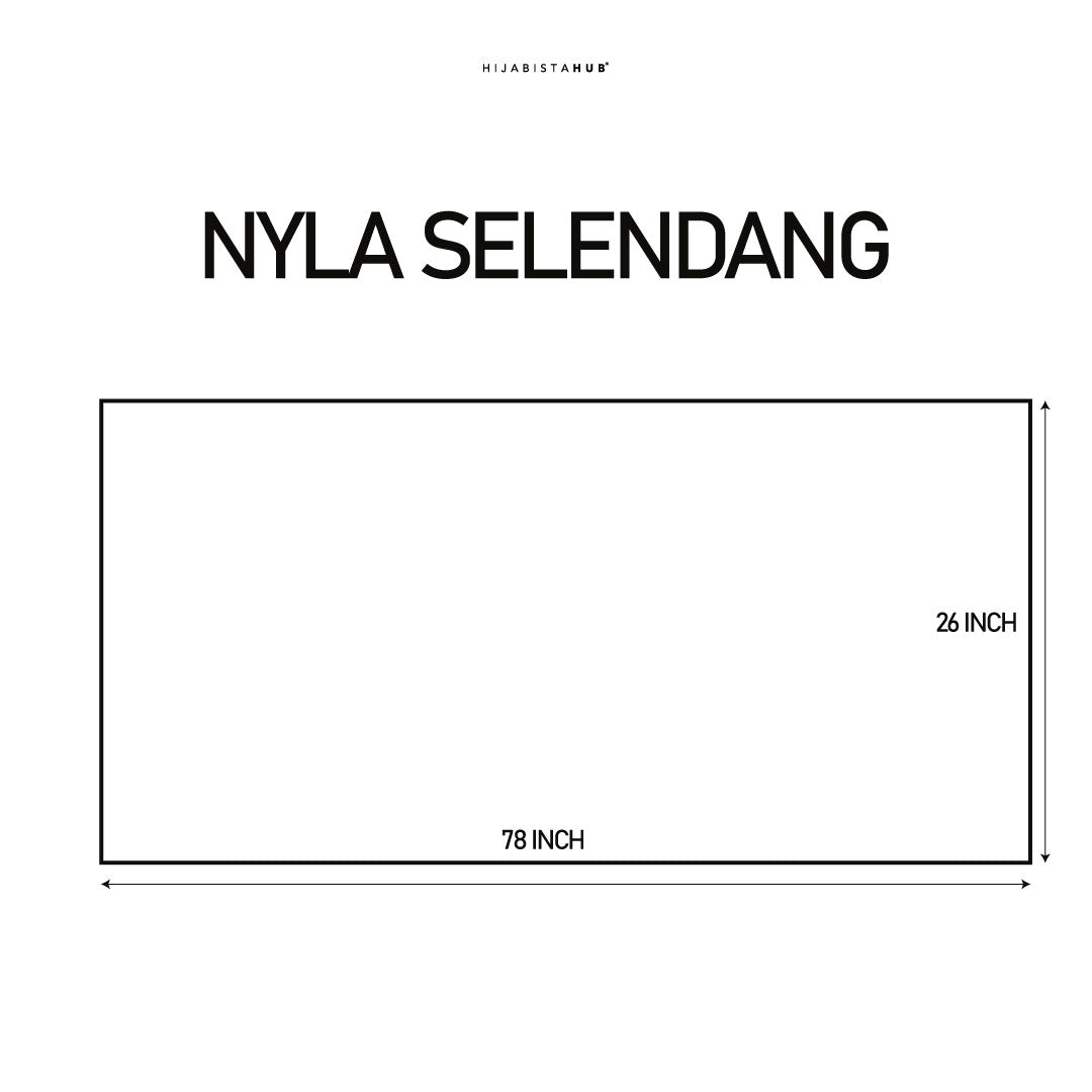 NYLA SELENDANG (TEAL BLUE)