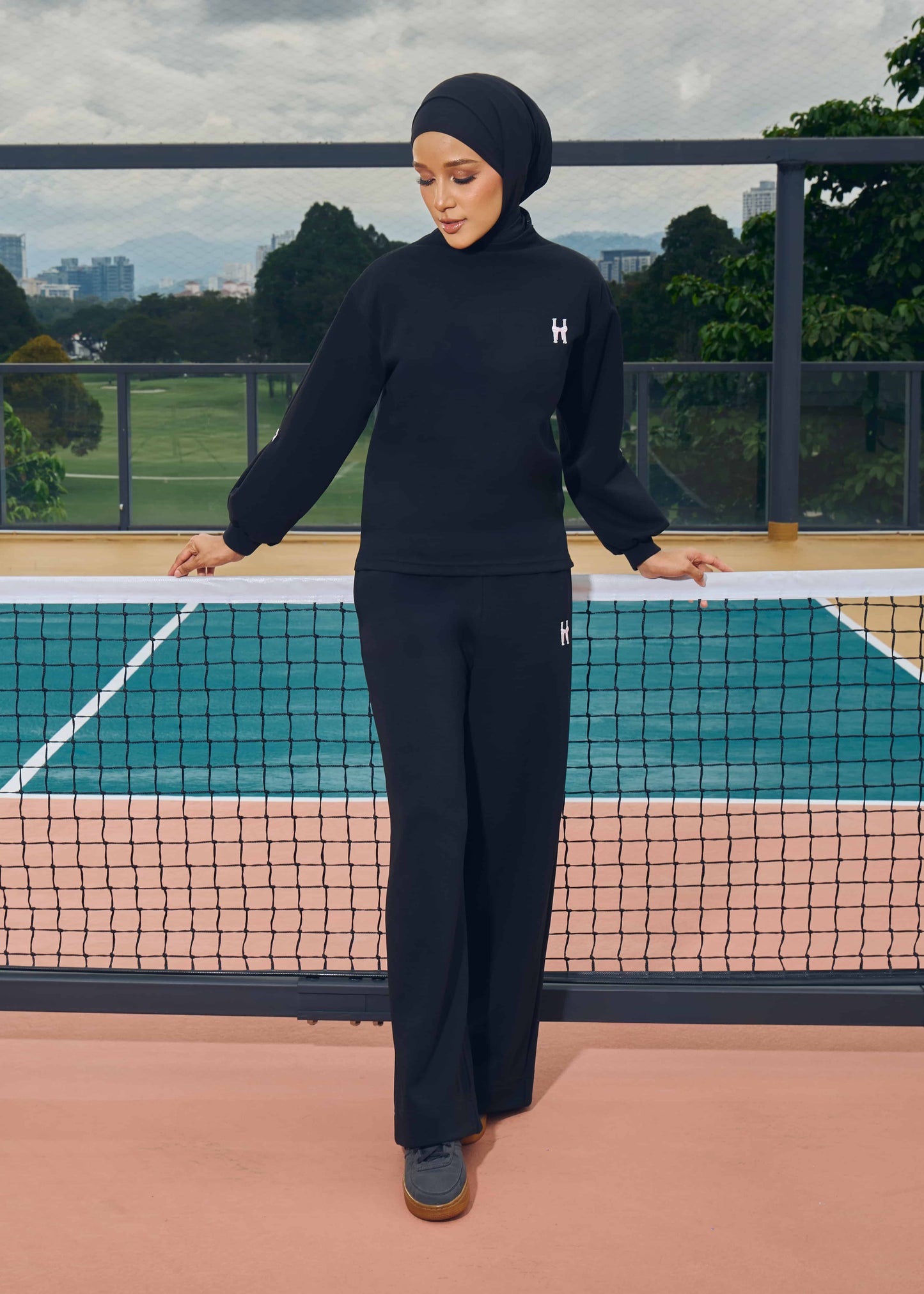 MAEVE JUMPER WIDE SET (BLACK)