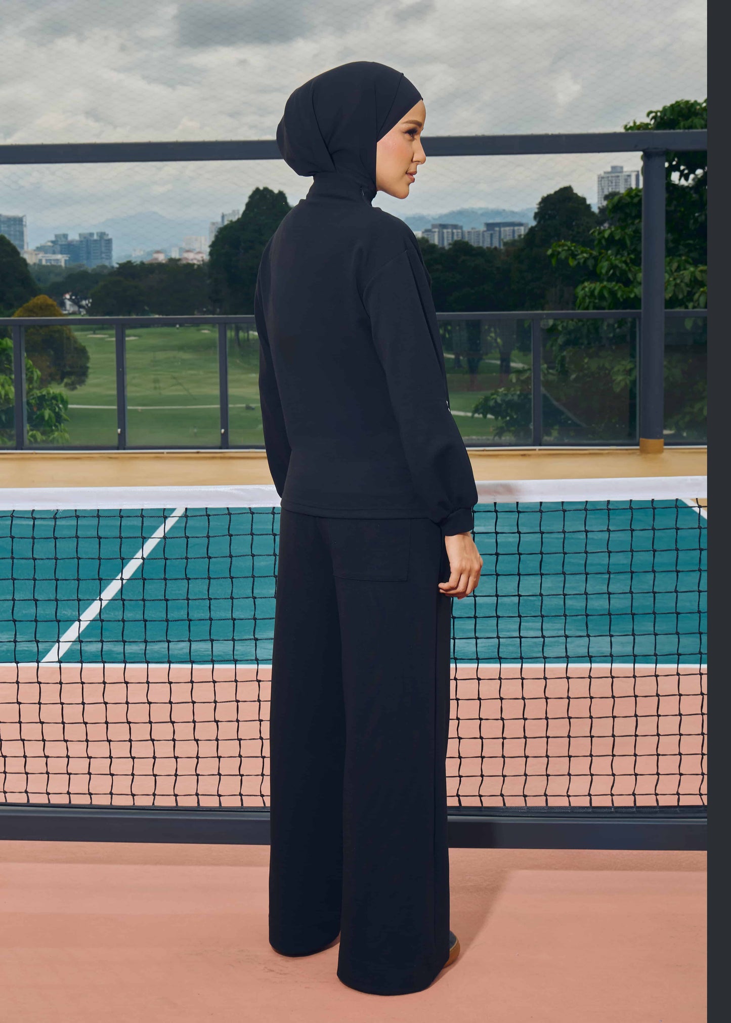 MAEVE JUMPER WIDE SET (BLACK)