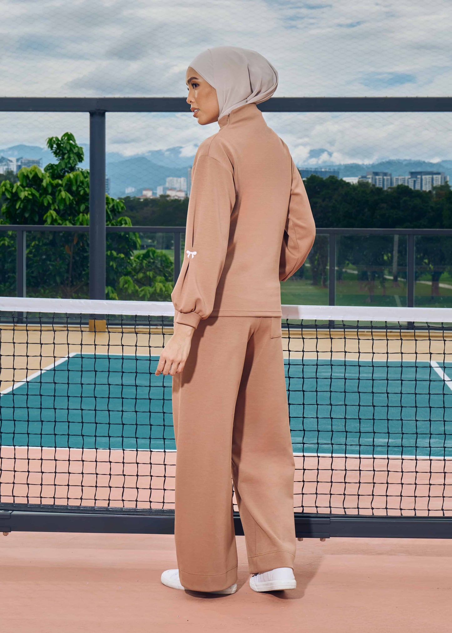 MAEVE JUMPER WIDE SET (BROWN)