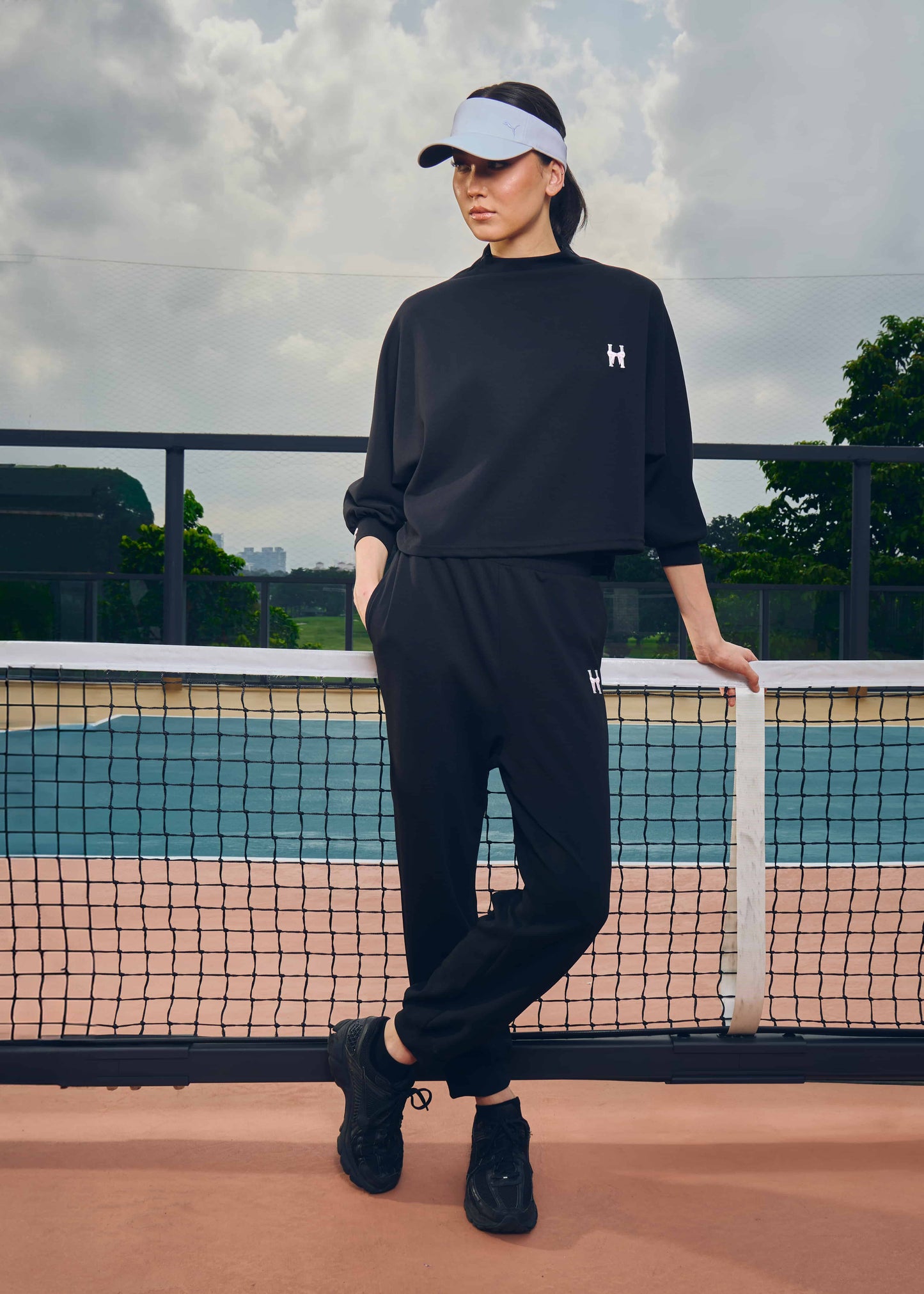 CASSIE JUMPER SET (BLACK)