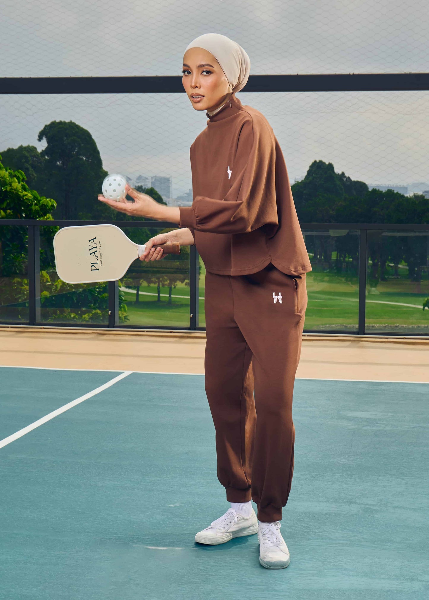 CASSIE JUMPER SET (CHOCOLATE)