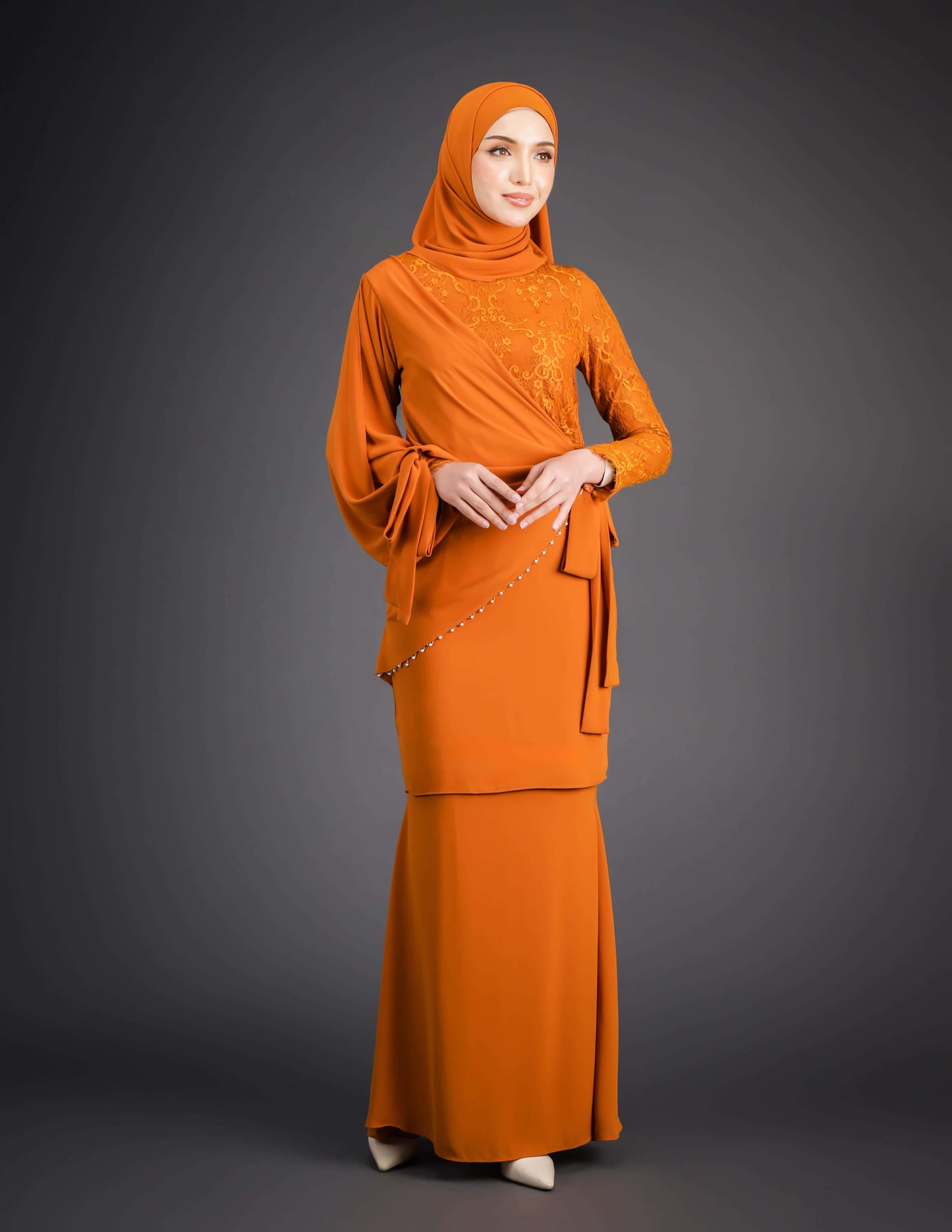 ADIANA KURUNG (BRICK ORANGE)