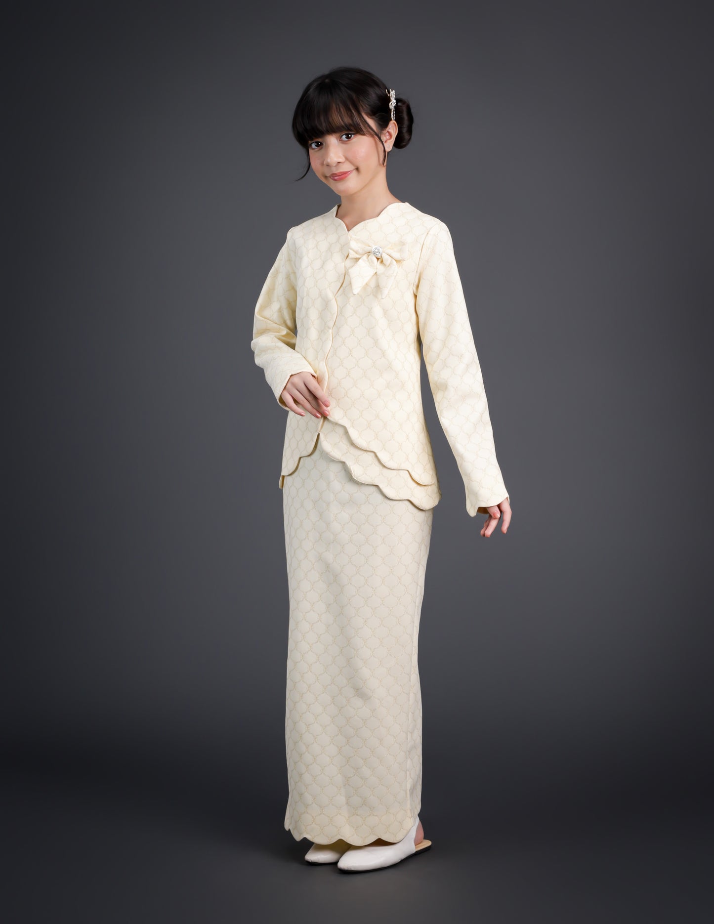 ADRIANNA KURUNG KIDS (LIGHT YELLOW)