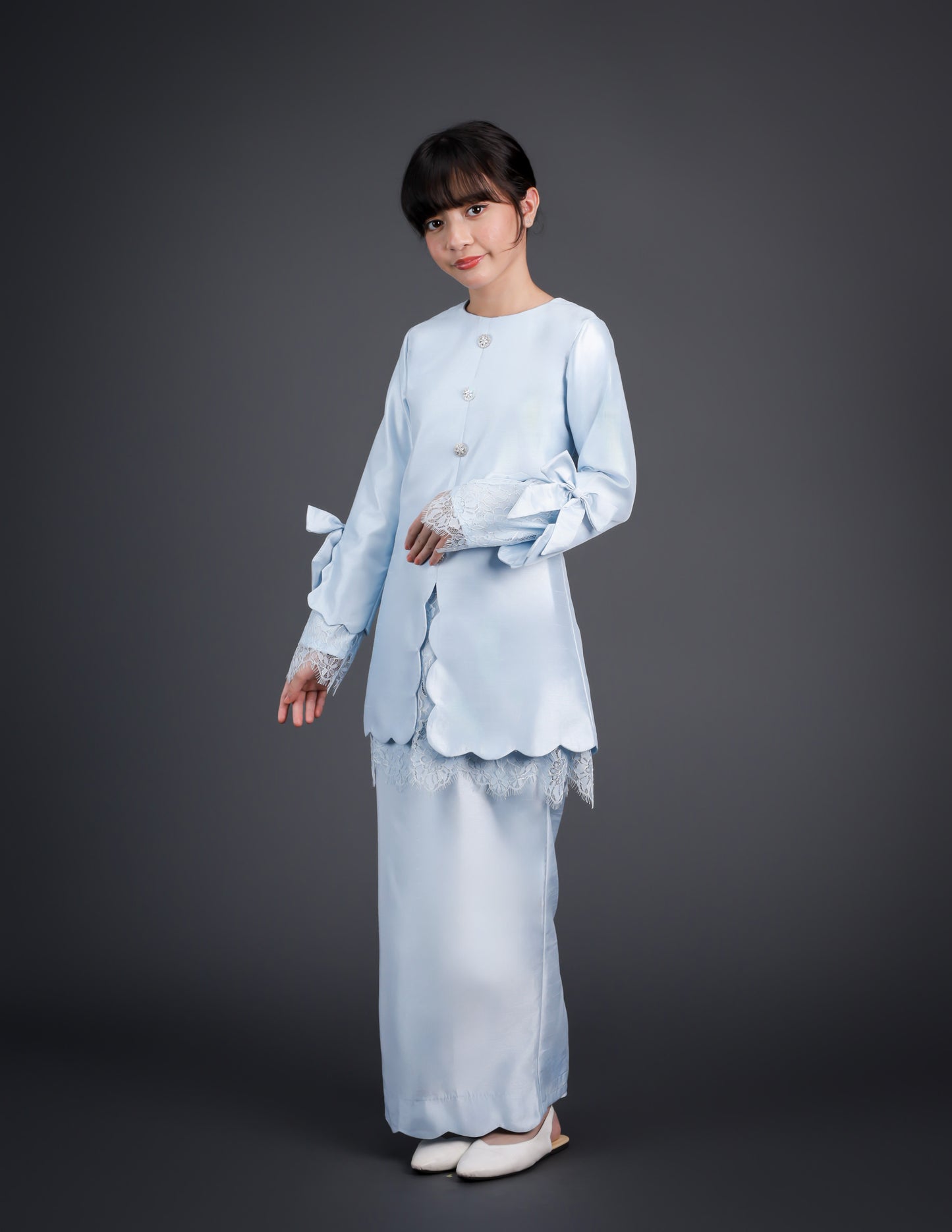 ARIYANA KEBAYA KIDS (BABY BLUE)