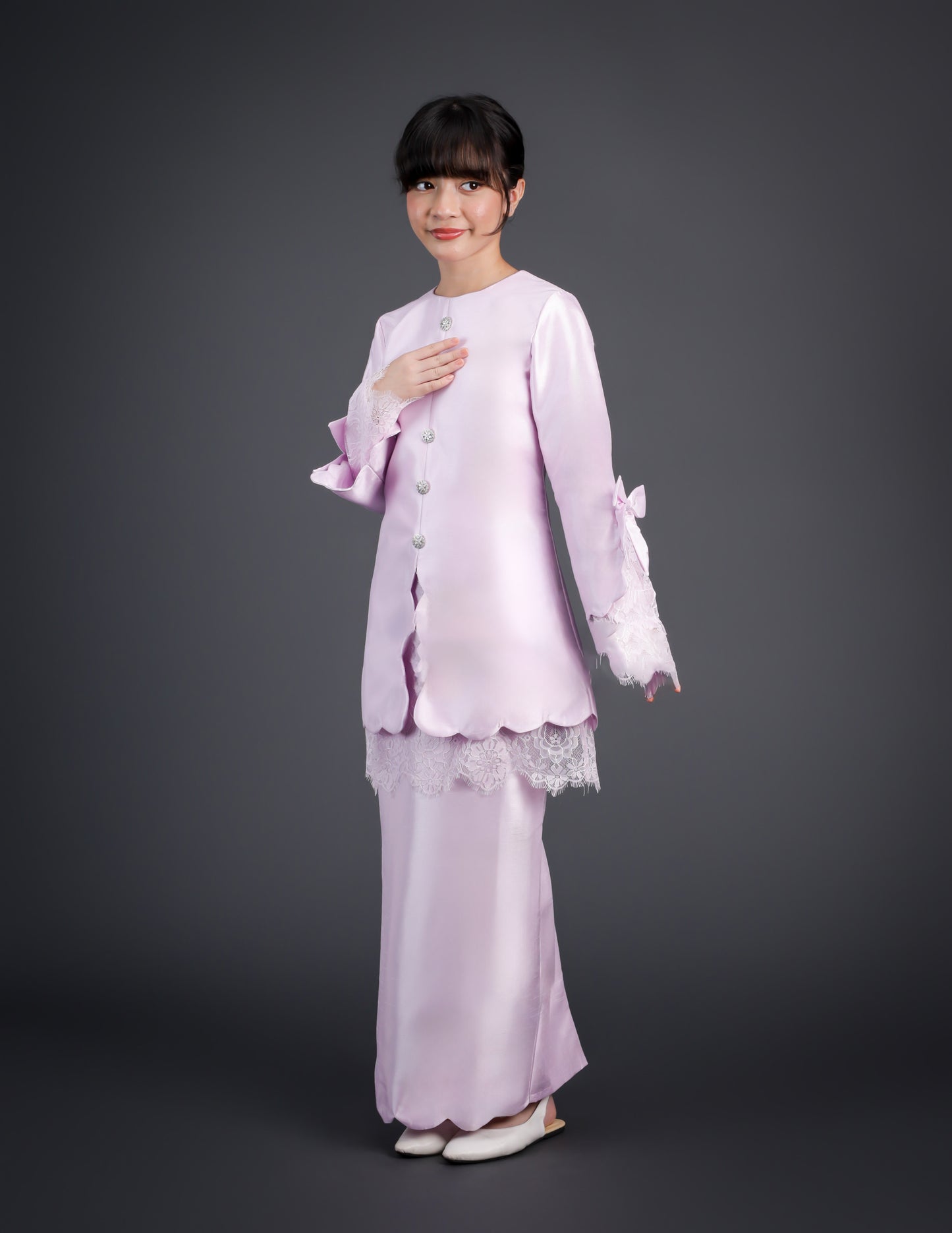 ARIYANA KEBAYA KIDS (LILAC)