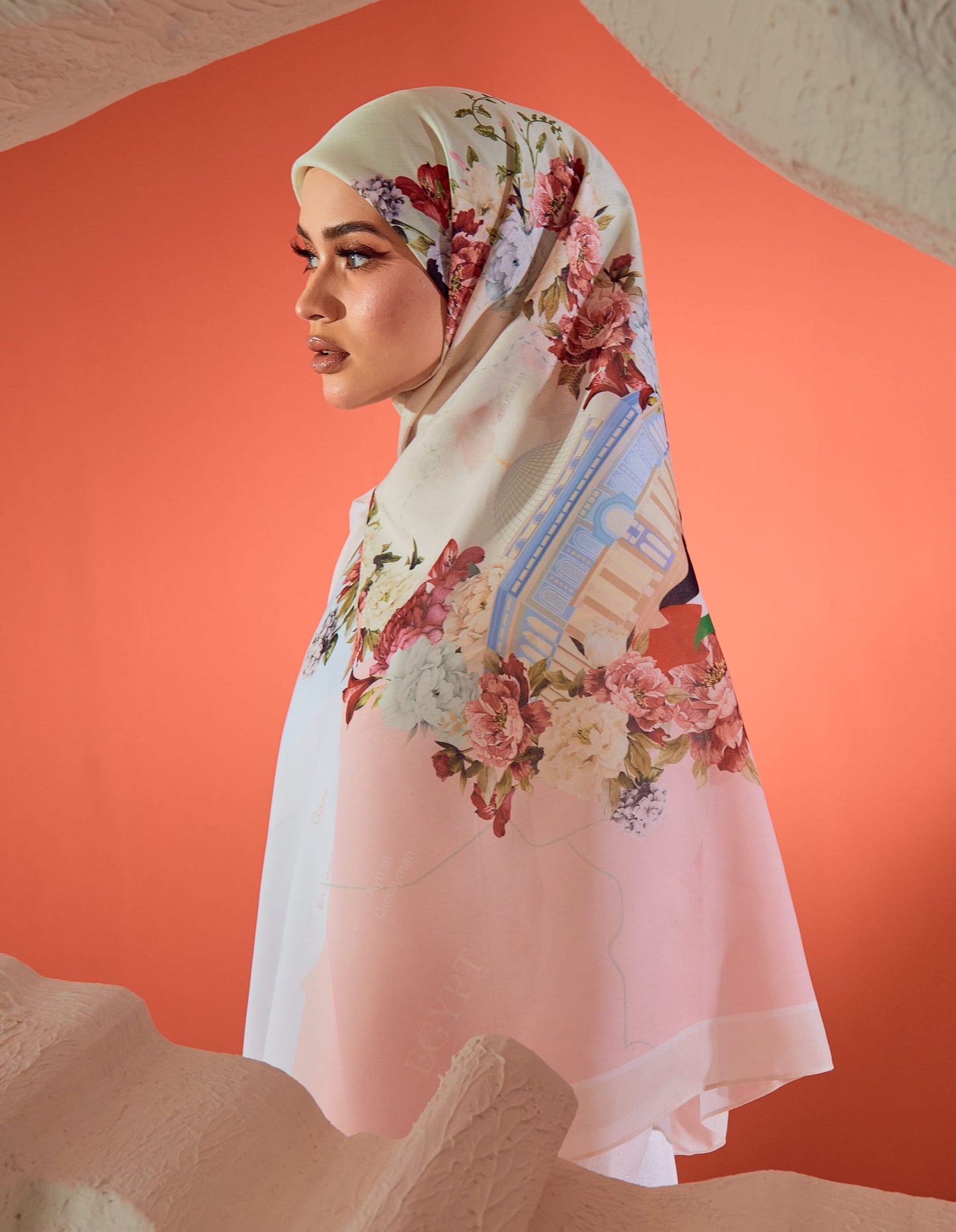 BAWAL PALESTINE MATTE SATIN (BEIGE)