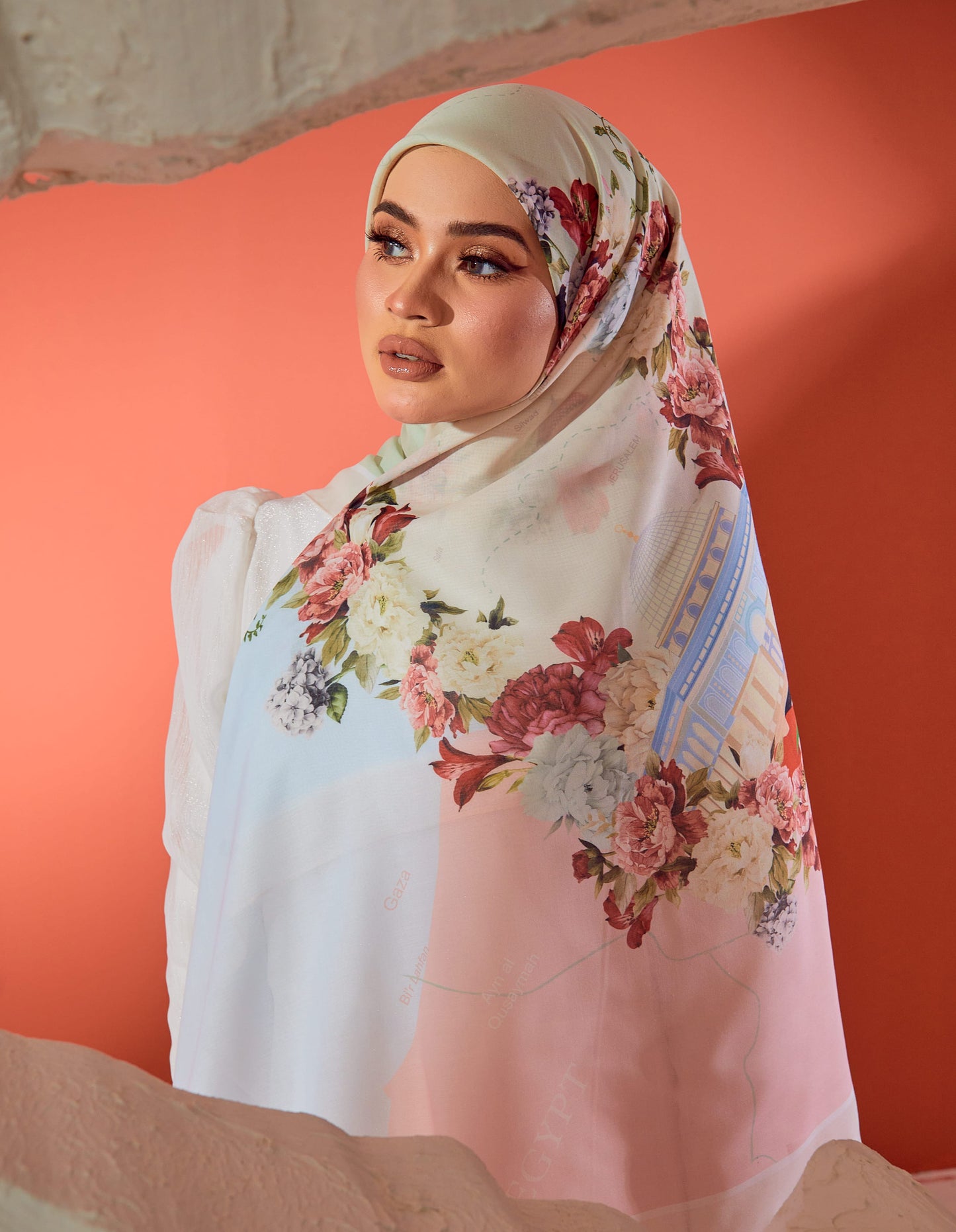 BAWAL PALESTINE MATTE SATIN (BEIGE)