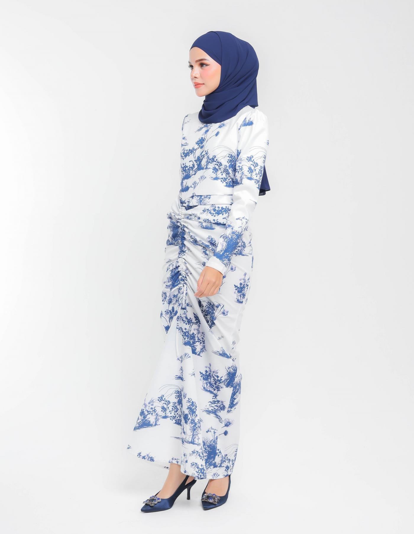 BELLE DRESS (NAVY BLUE)