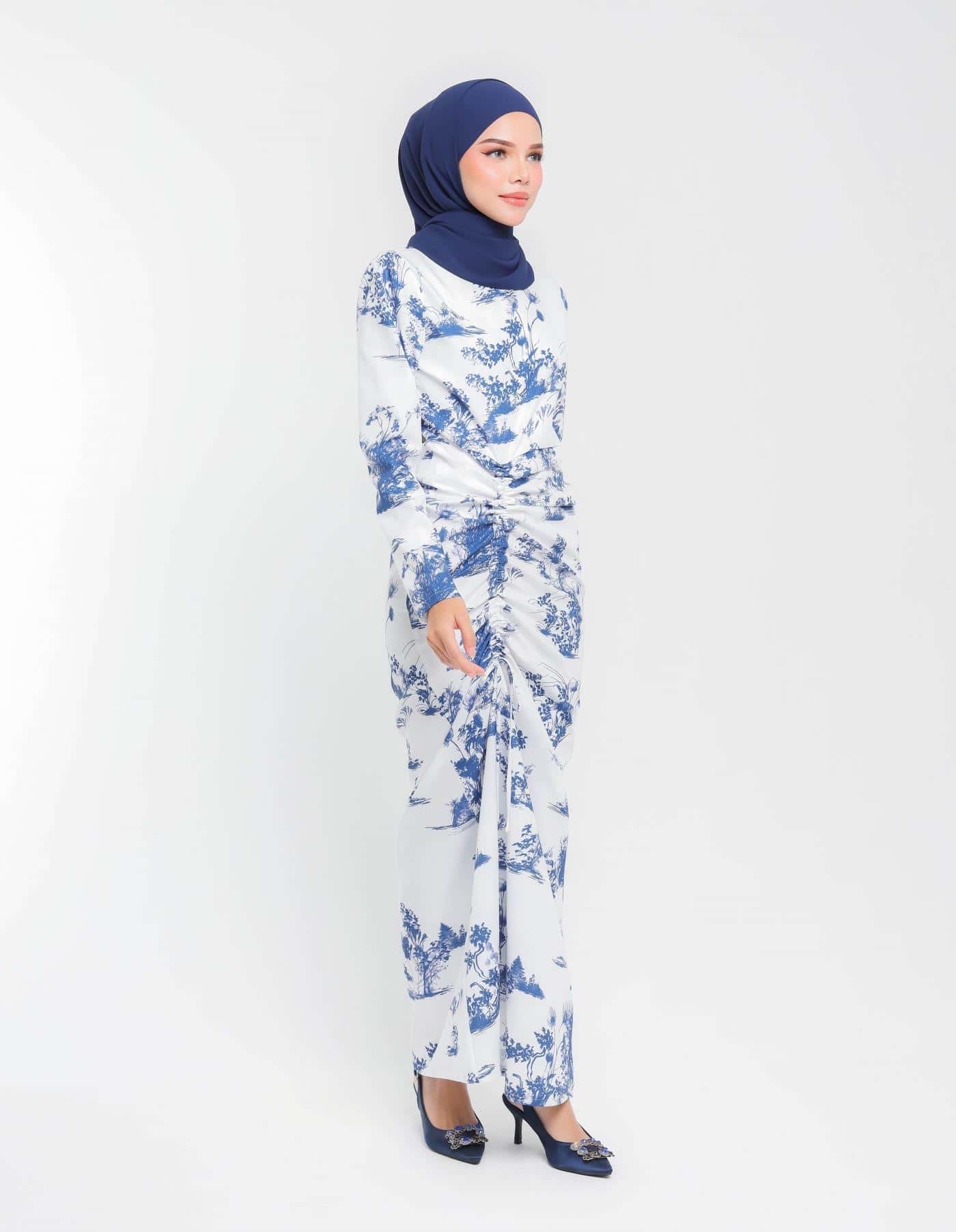 BELLE DRESS (NAVY BLUE)