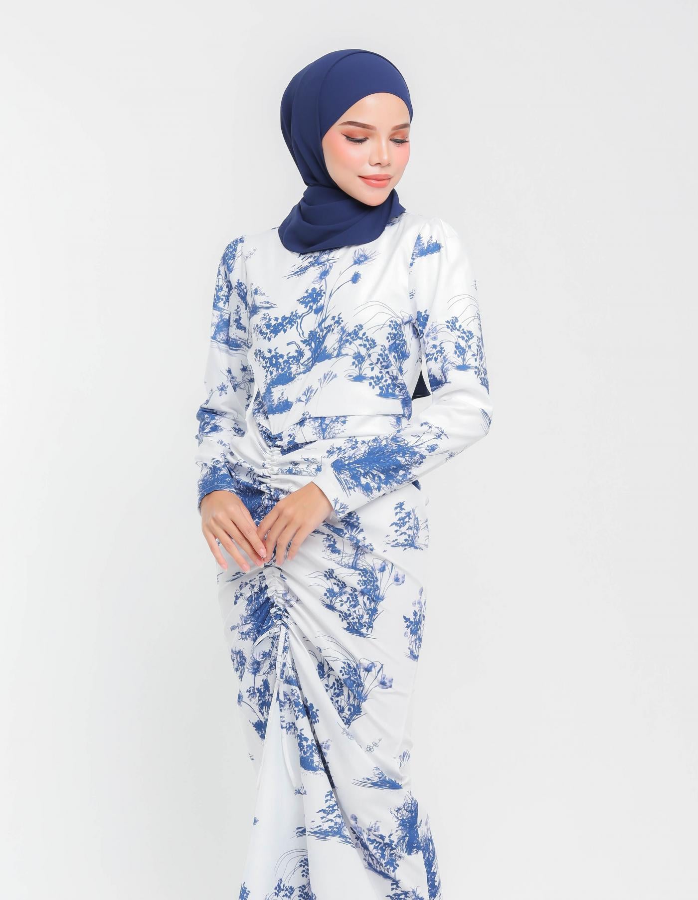 BELLE DRESS (NAVY BLUE)
